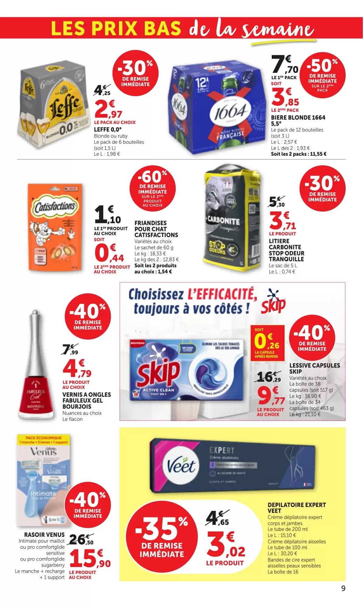 Prospectus promotionnel Bi1 valable à partir du 28/07/2026 - Page 9.