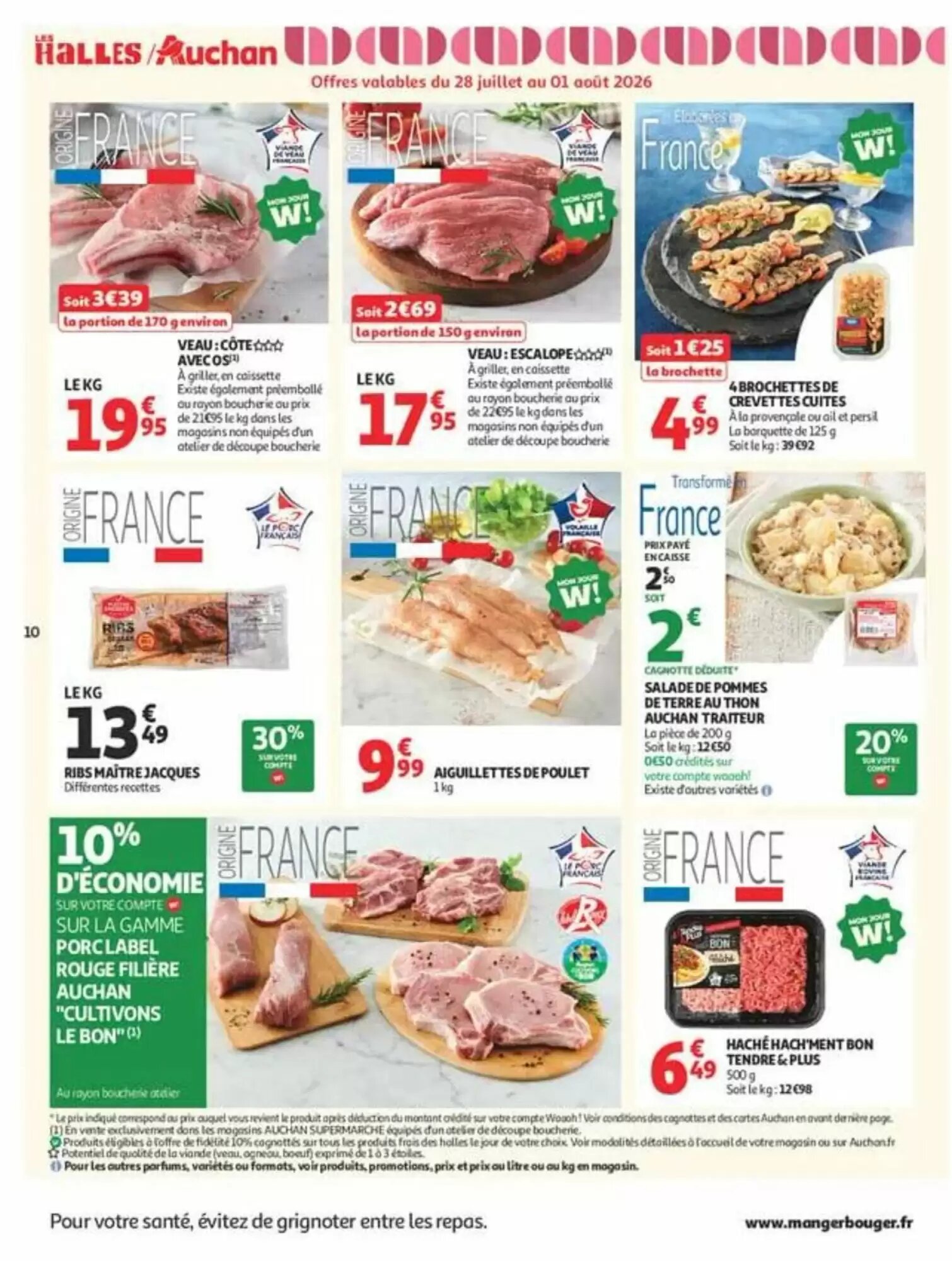 Prospectus promotionnel Auchan valable à partir du 28/07/2026 - Page 10.