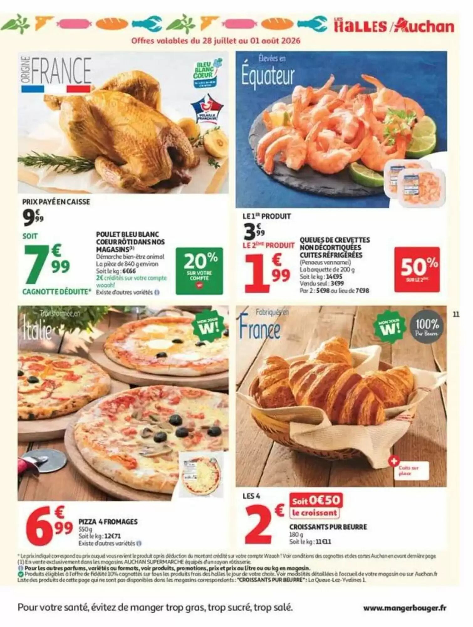 Prospectus promotionnel Auchan valable à partir du 28/07/2026 - Page 11.