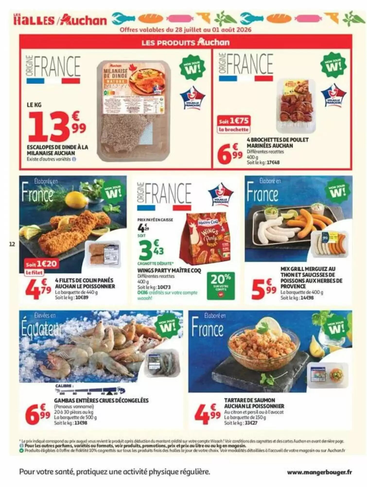 Prospectus promotionnel Auchan valable à partir du 28/07/2026 - Page 12.