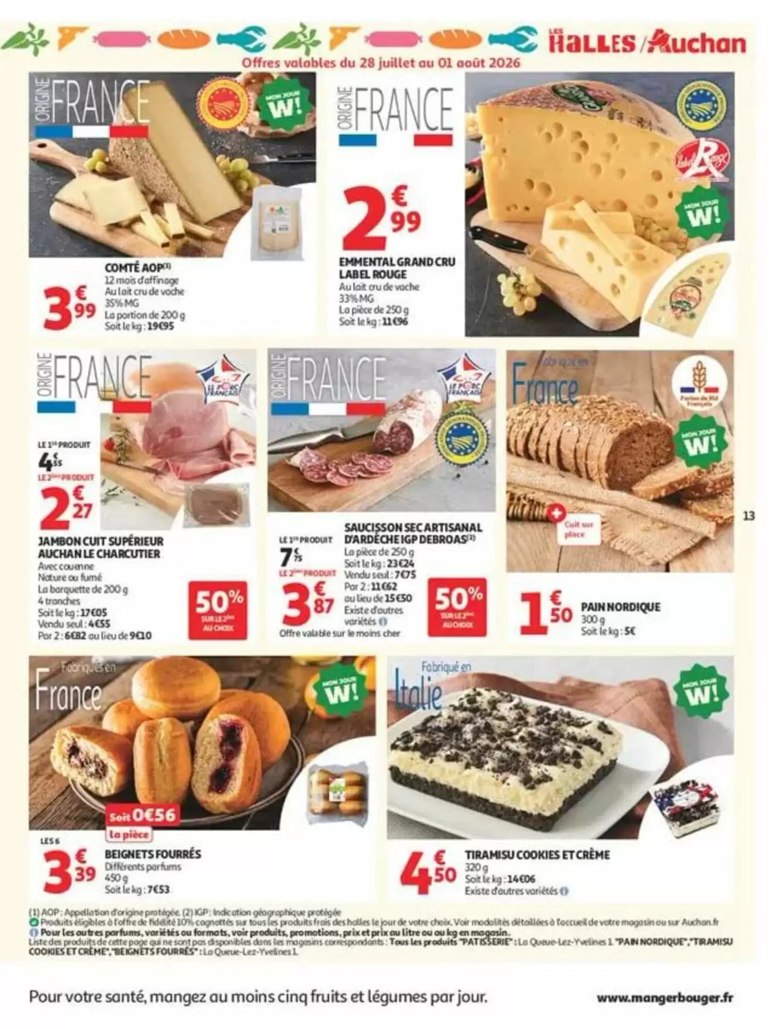 Prospectus promotionnel Auchan valable à partir du 28/07/2026 - Page 13.