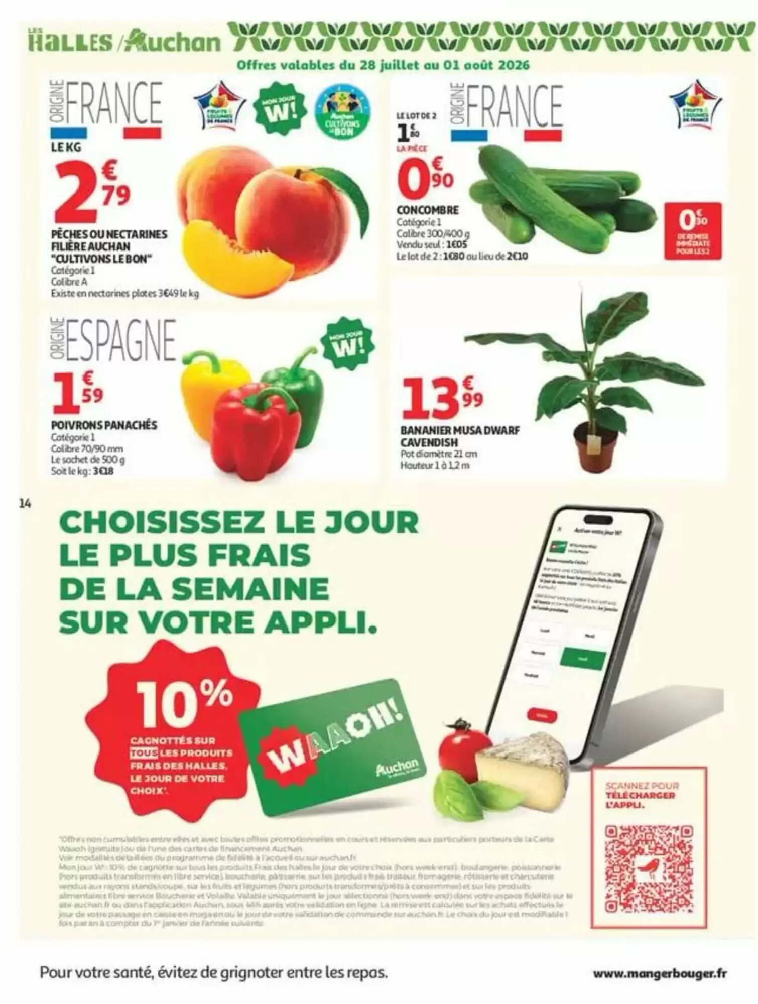 Prospectus promotionnel Auchan valable à partir du 28/07/2026 - Page 14.