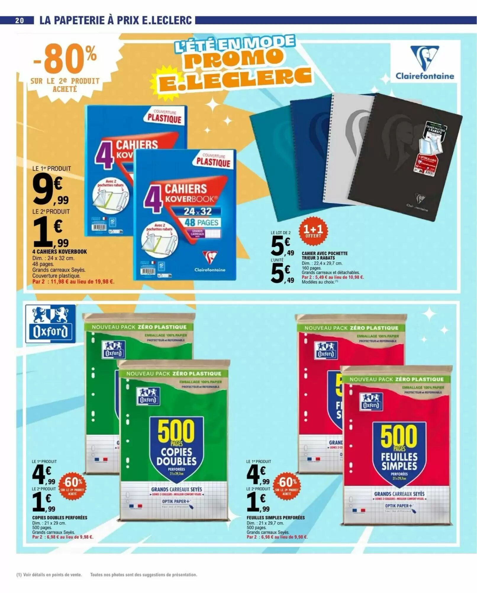 Prospectus promotionnel E.Leclerc valable à partir du 28/07/2026 - Page 20.