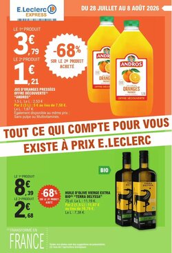 Prospectus promotionnel E.Leclerc Express valable à partir du 28/07/2026