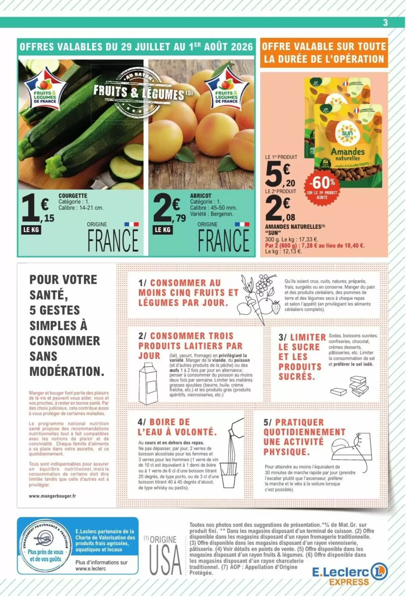 Prospectus promotionnel E.Leclerc Express valable à partir du 28/07/2026 - Page 3.