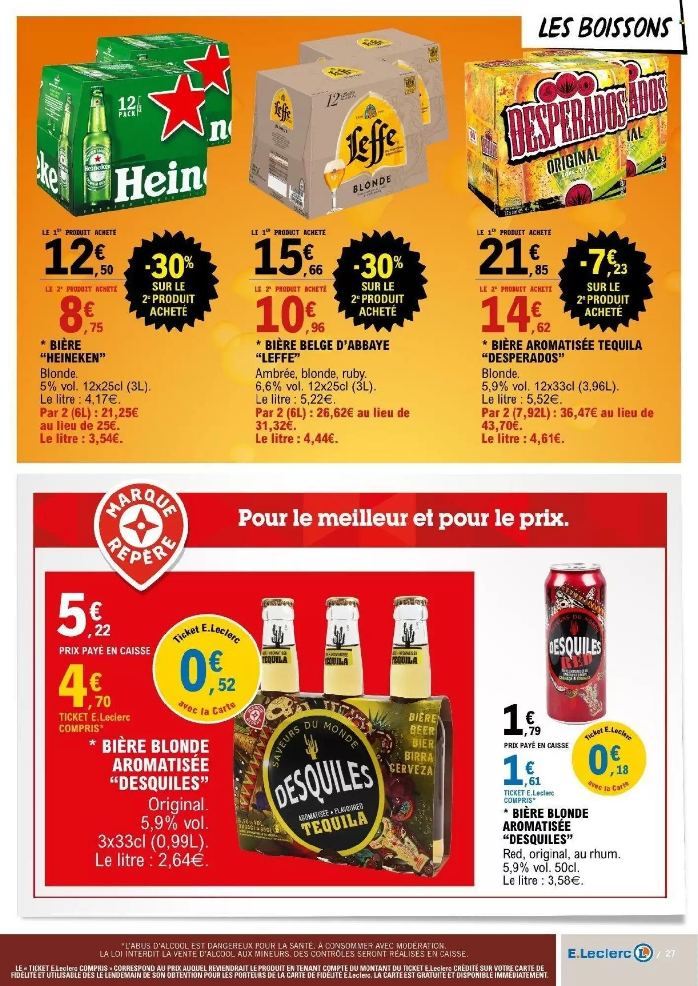 Prospectus promotionnel E.Leclerc valable à partir du 28/07/2026 - Page 27.