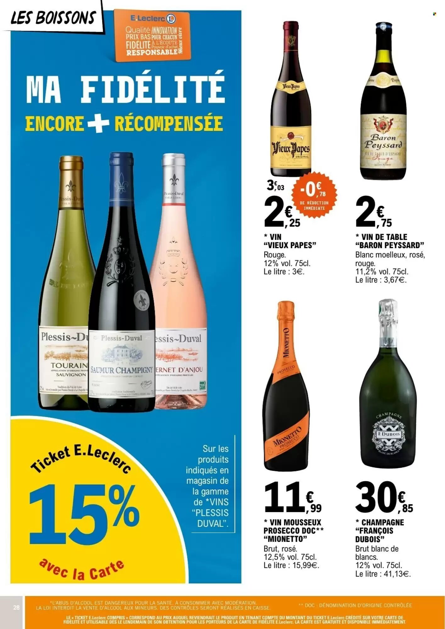 Prospectus promotionnel E.Leclerc valable à partir du 28/07/2026 - Page 28.