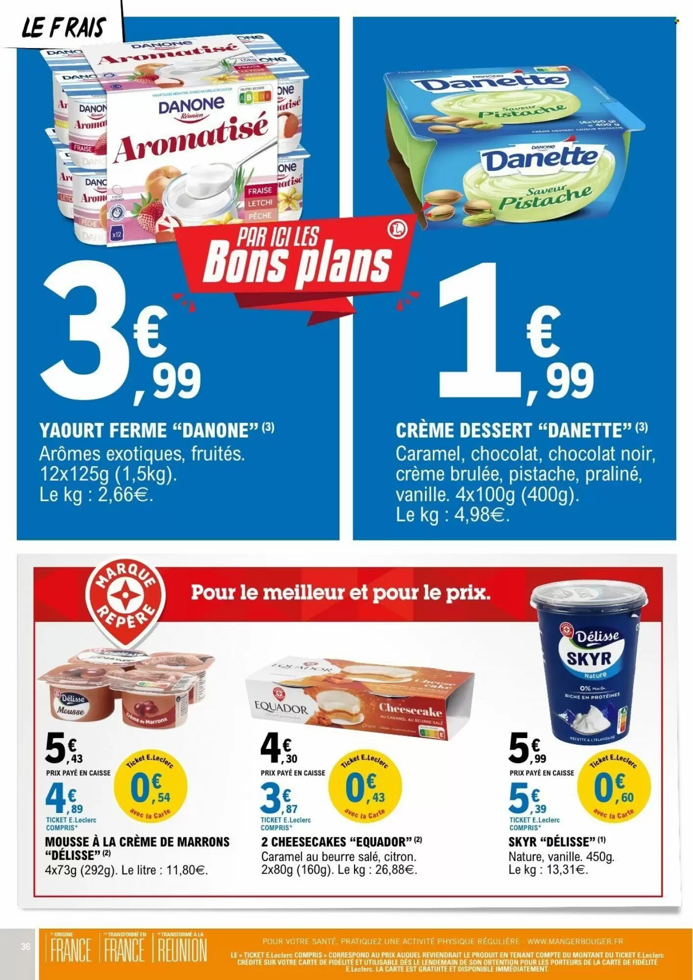 Prospectus promotionnel E.Leclerc valable à partir du 28/07/2026 - Page 36.