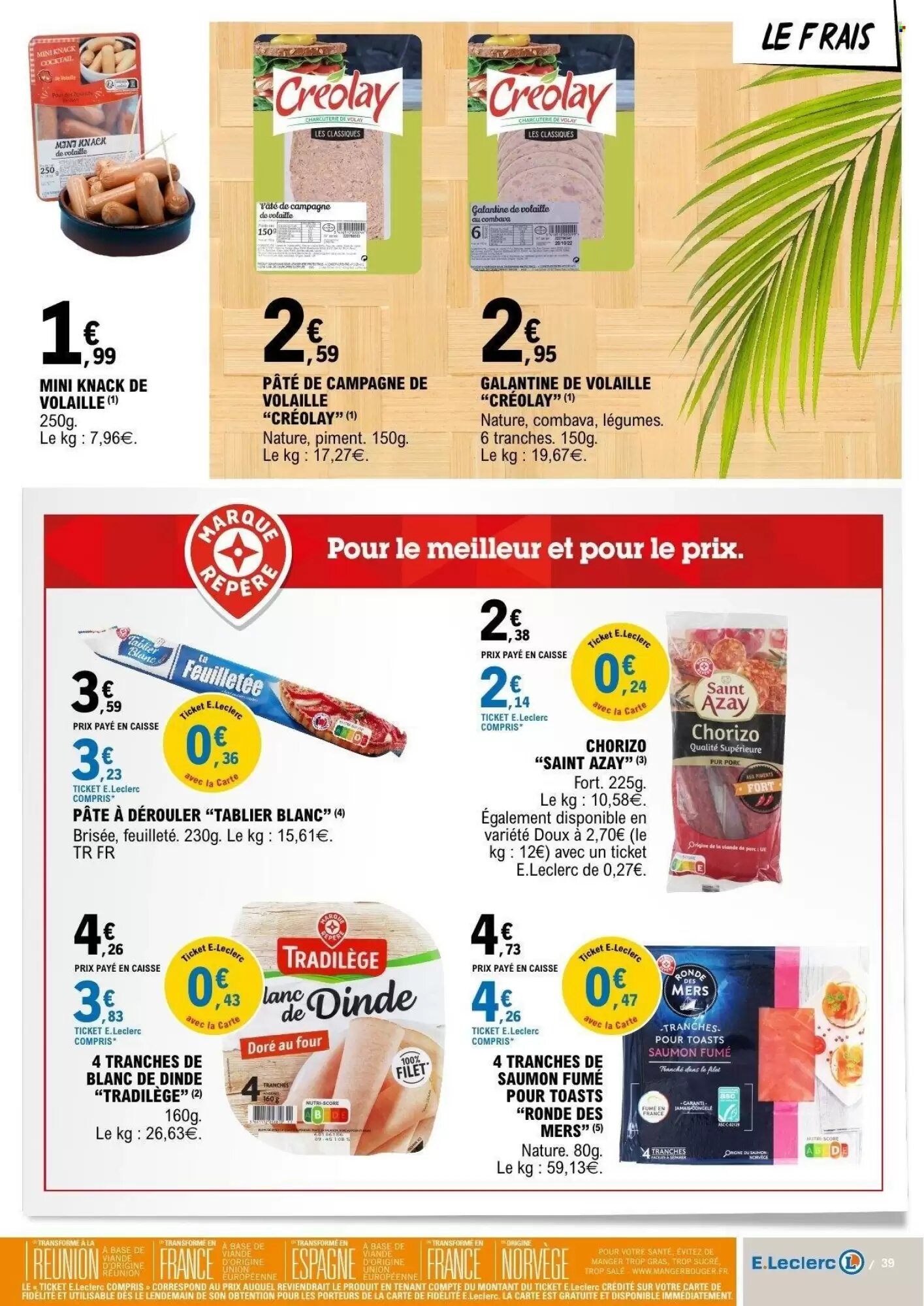 Prospectus promotionnel E.Leclerc valable à partir du 28/07/2026 - Page 39.