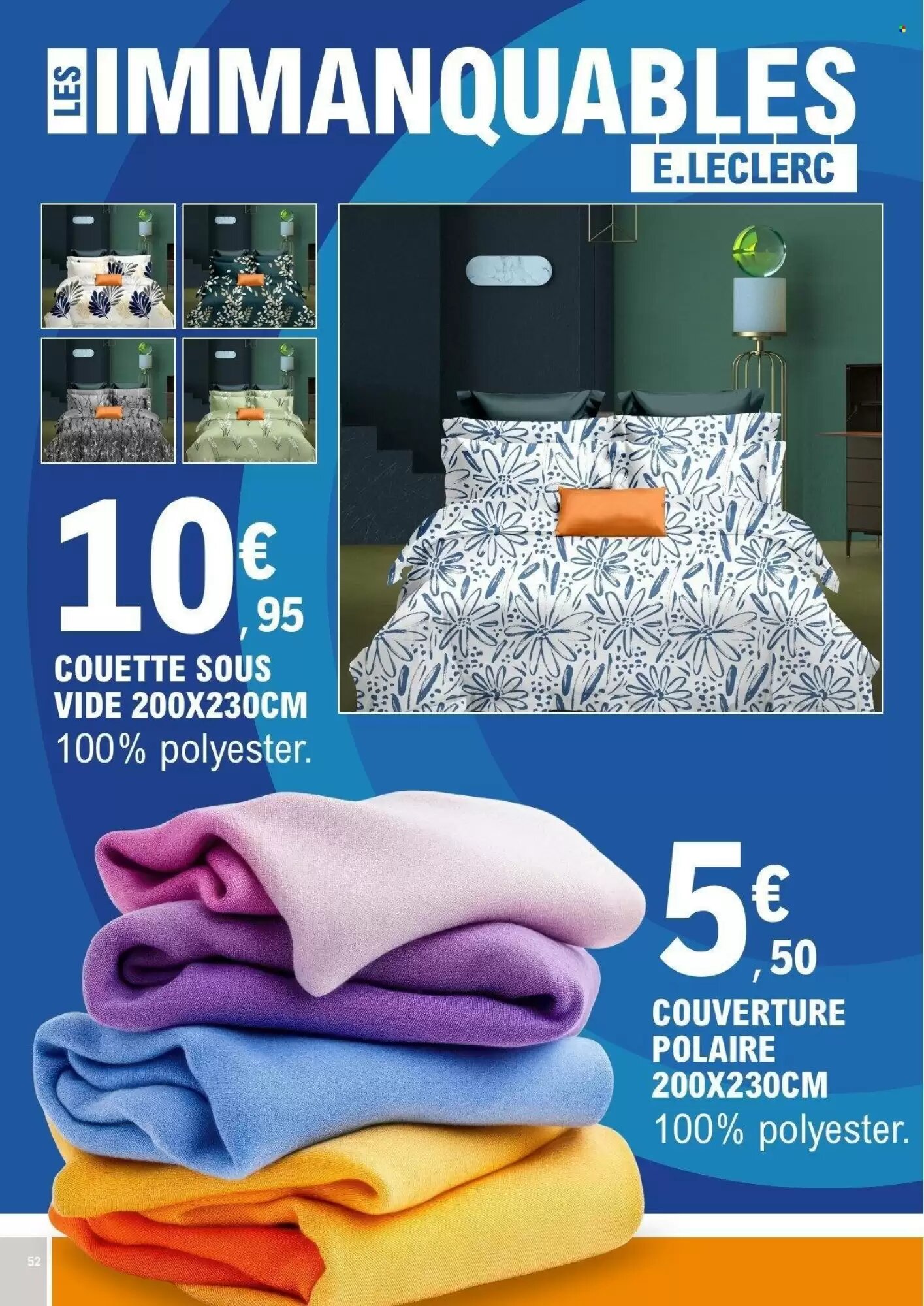 Prospectus promotionnel E.Leclerc valable à partir du 28/07/2026 - Page 52.