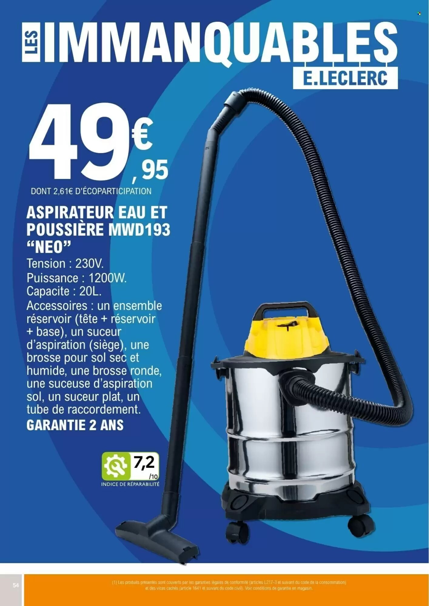 Prospectus promotionnel E.Leclerc valable à partir du 28/07/2026 - Page 54.