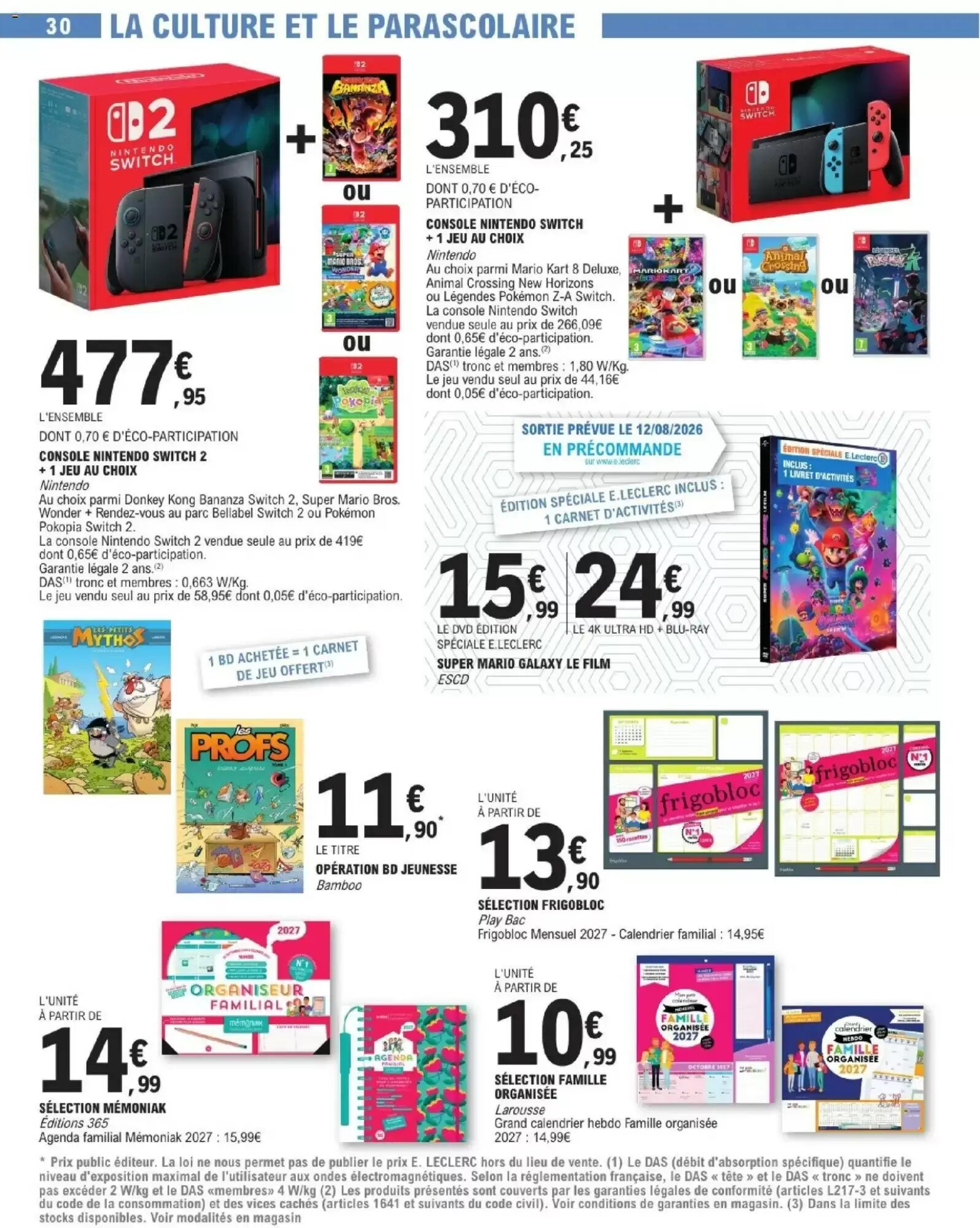 Prospectus promotionnel E.Leclerc valable à partir du 28/07/2026 - Page 30.