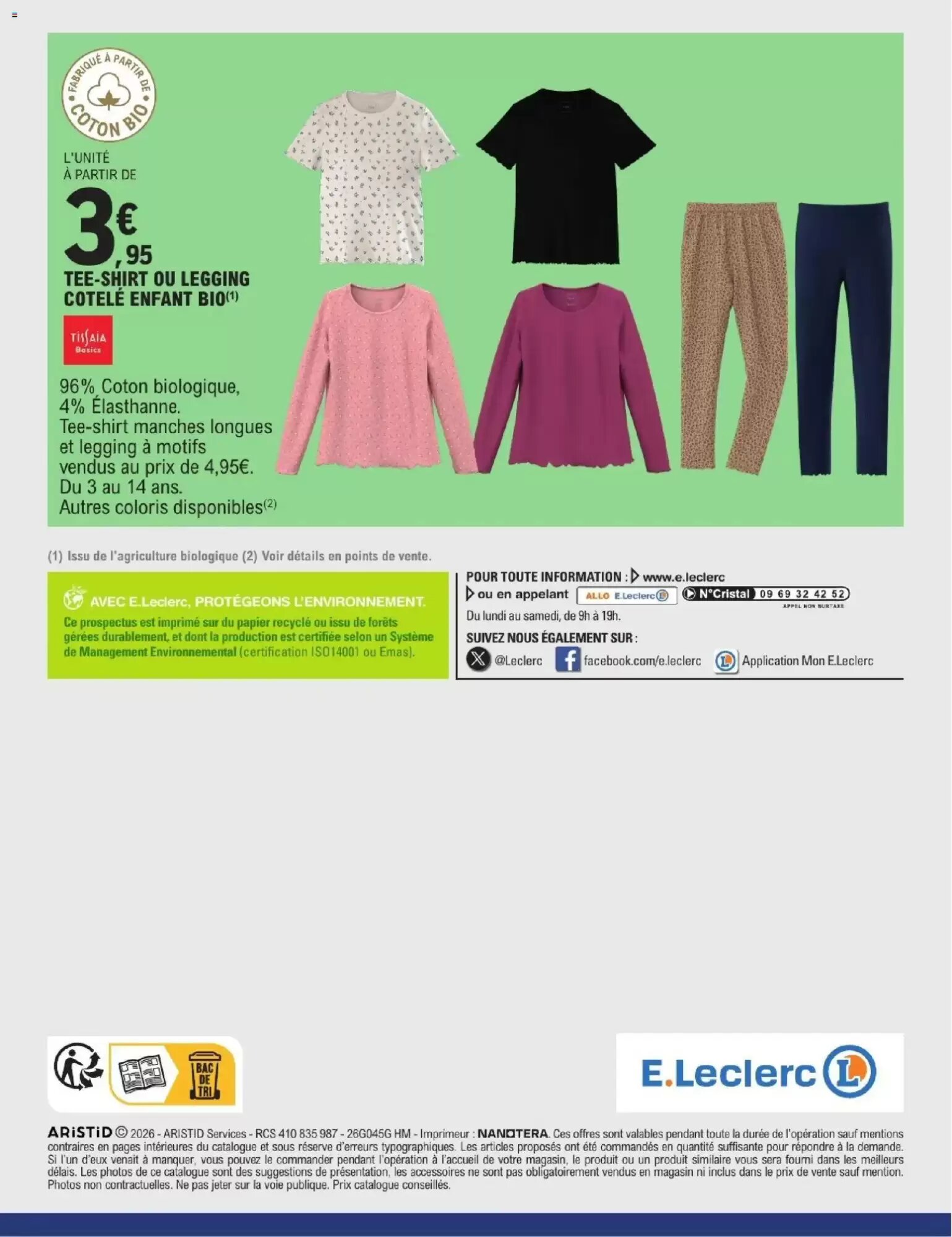 Prospectus promotionnel E.Leclerc valable à partir du 28/07/2026 - Page 72.