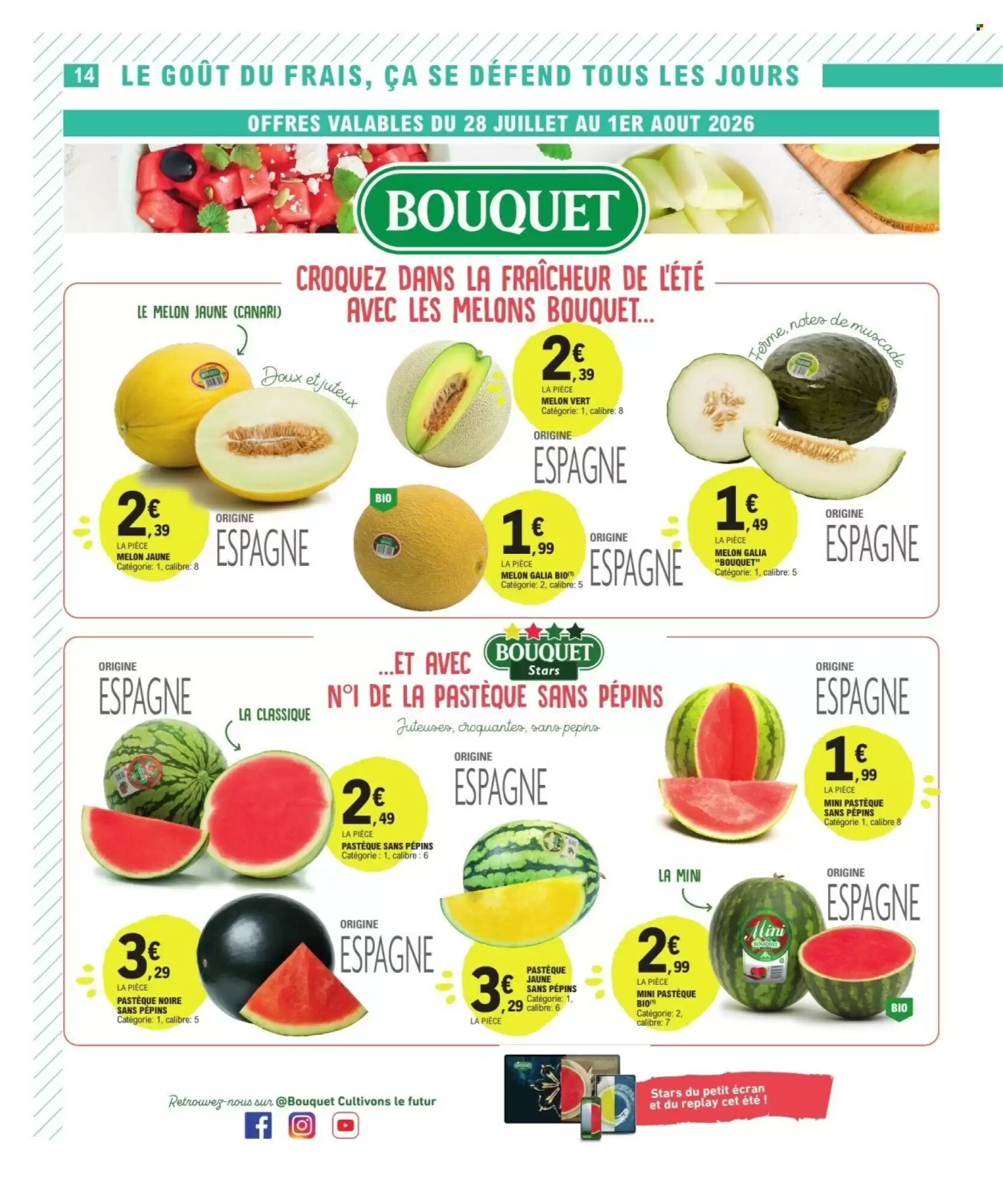 Prospectus promotionnel E.Leclerc valable à partir du 28/07/2026 - Page 14.