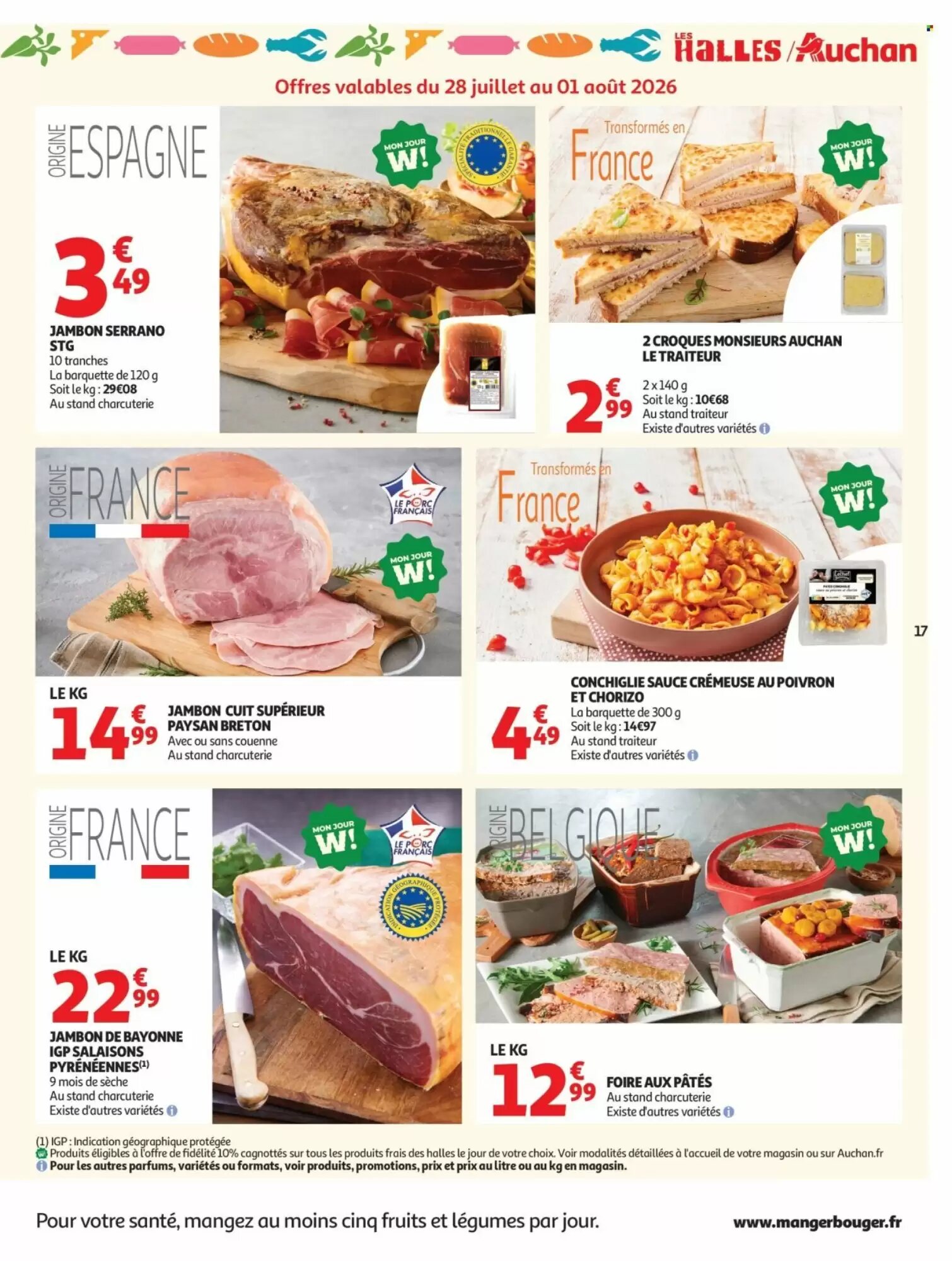 Prospectus promotionnel Auchan valable à partir du 28/07/2026 - Page 17.