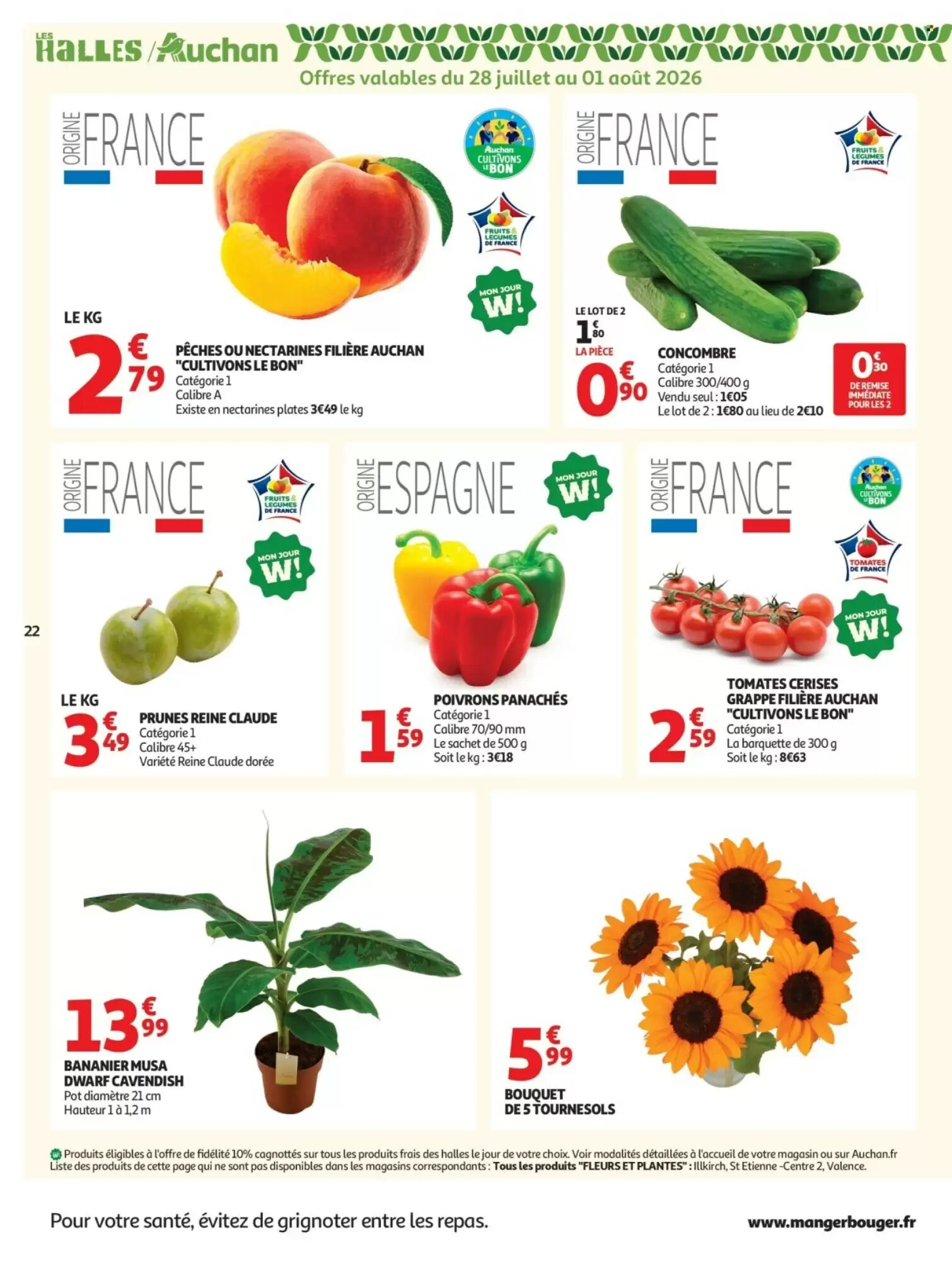 Prospectus promotionnel Auchan valable à partir du 28/07/2026 - Page 22.