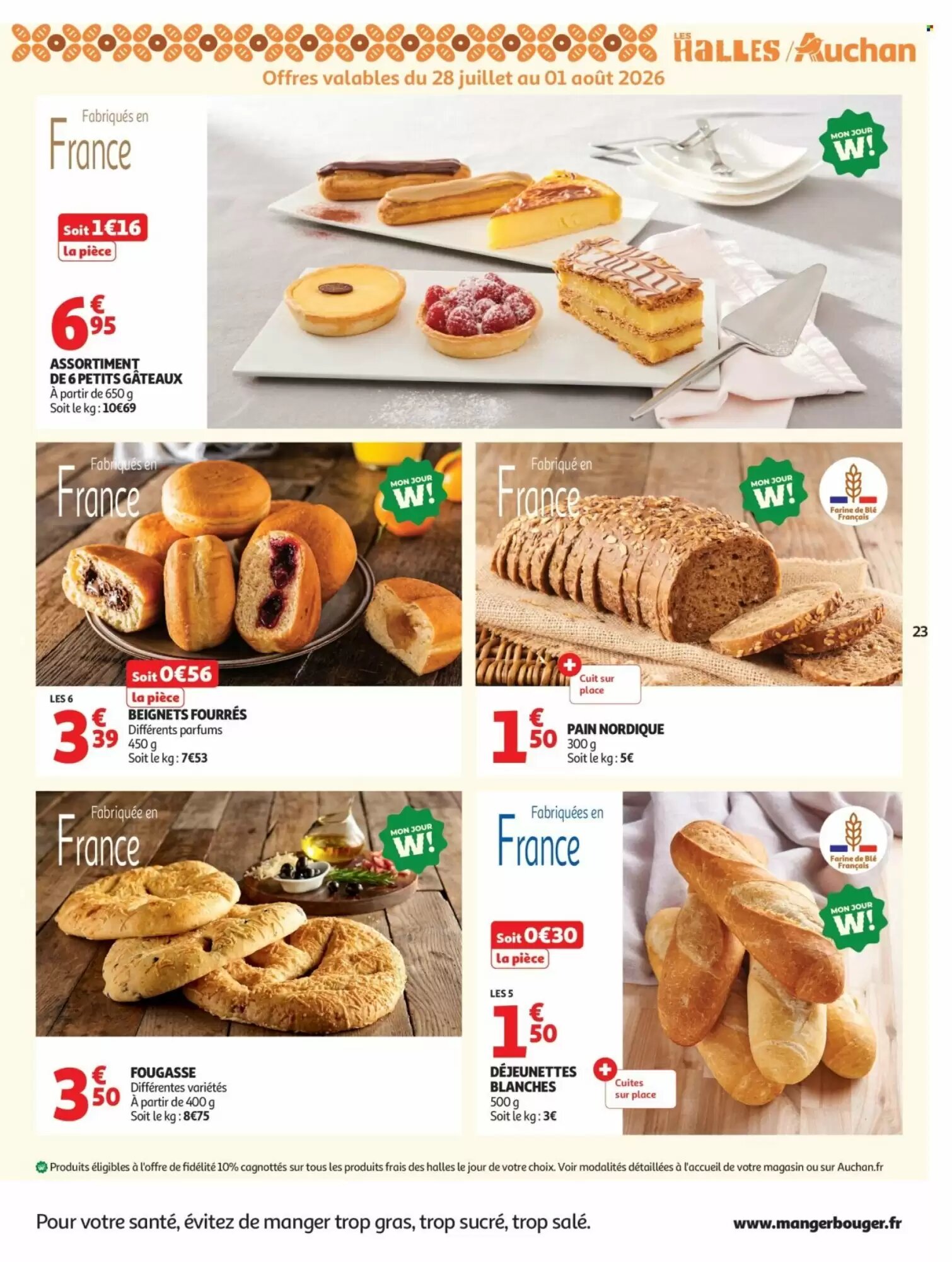 Prospectus promotionnel Auchan valable à partir du 28/07/2026 - Page 23.
