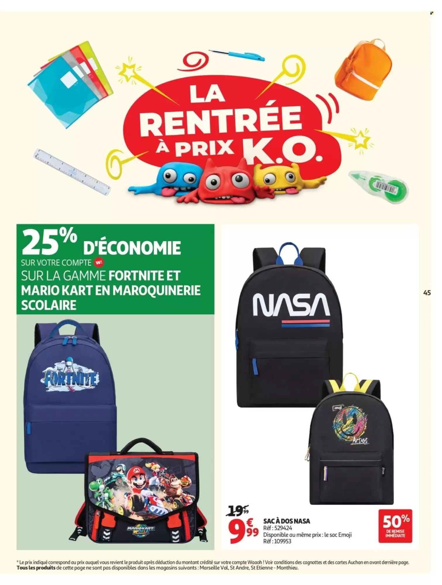 Prospectus promotionnel Auchan valable à partir du 28/07/2026 - Page 45.
