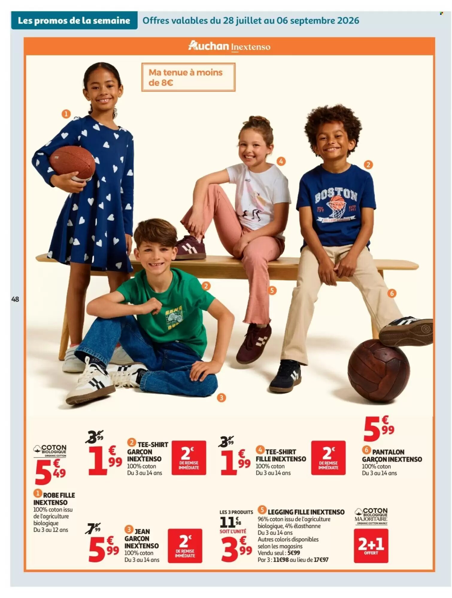 Prospectus promotionnel Auchan valable à partir du 28/07/2026 - Page 48.