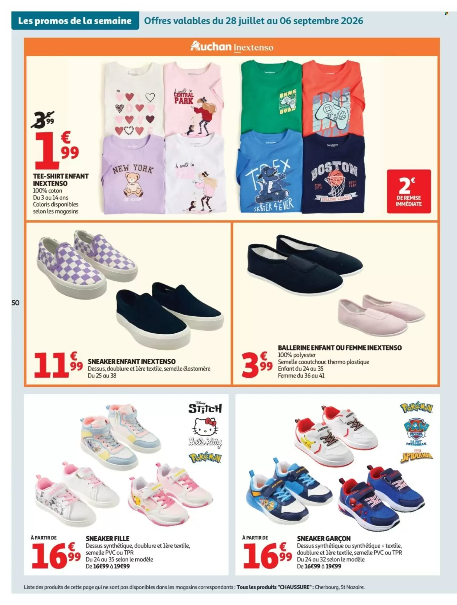 Prospectus promotionnel Auchan valable à partir du 28/07/2026 - Page 50.