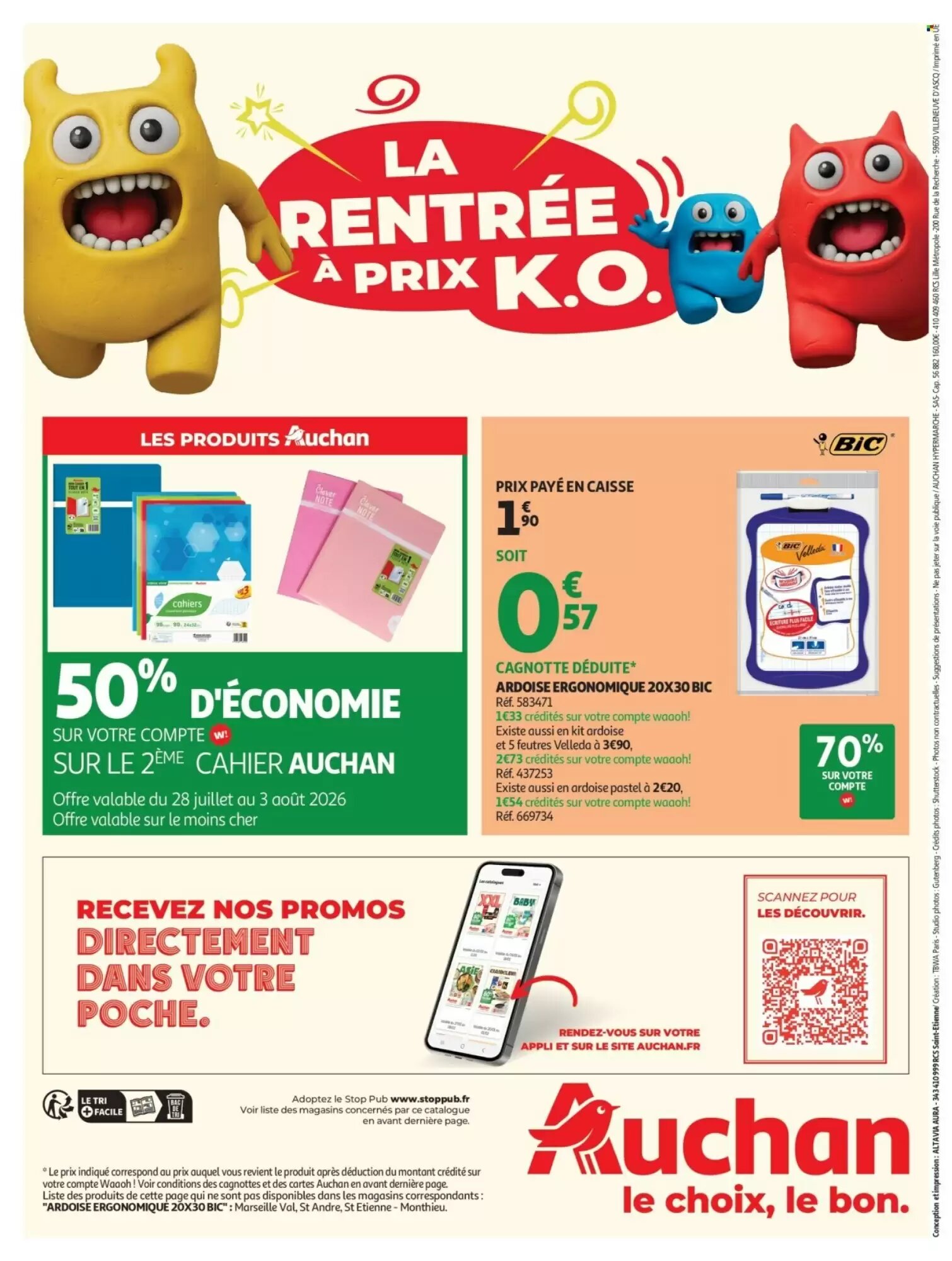 Prospectus promotionnel Auchan valable à partir du 28/07/2026 - Page 52.