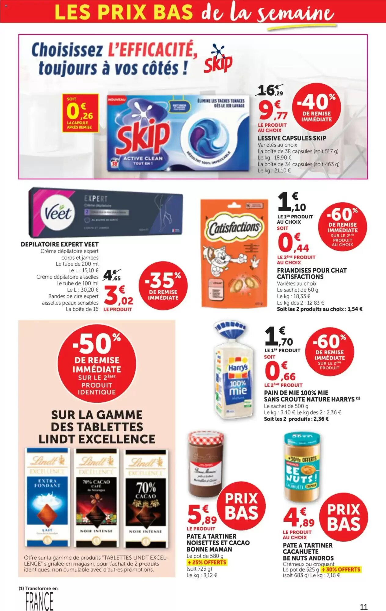 Prospectus promotionnel Bi1 valable à partir du 28/07/2026 - Page 11.