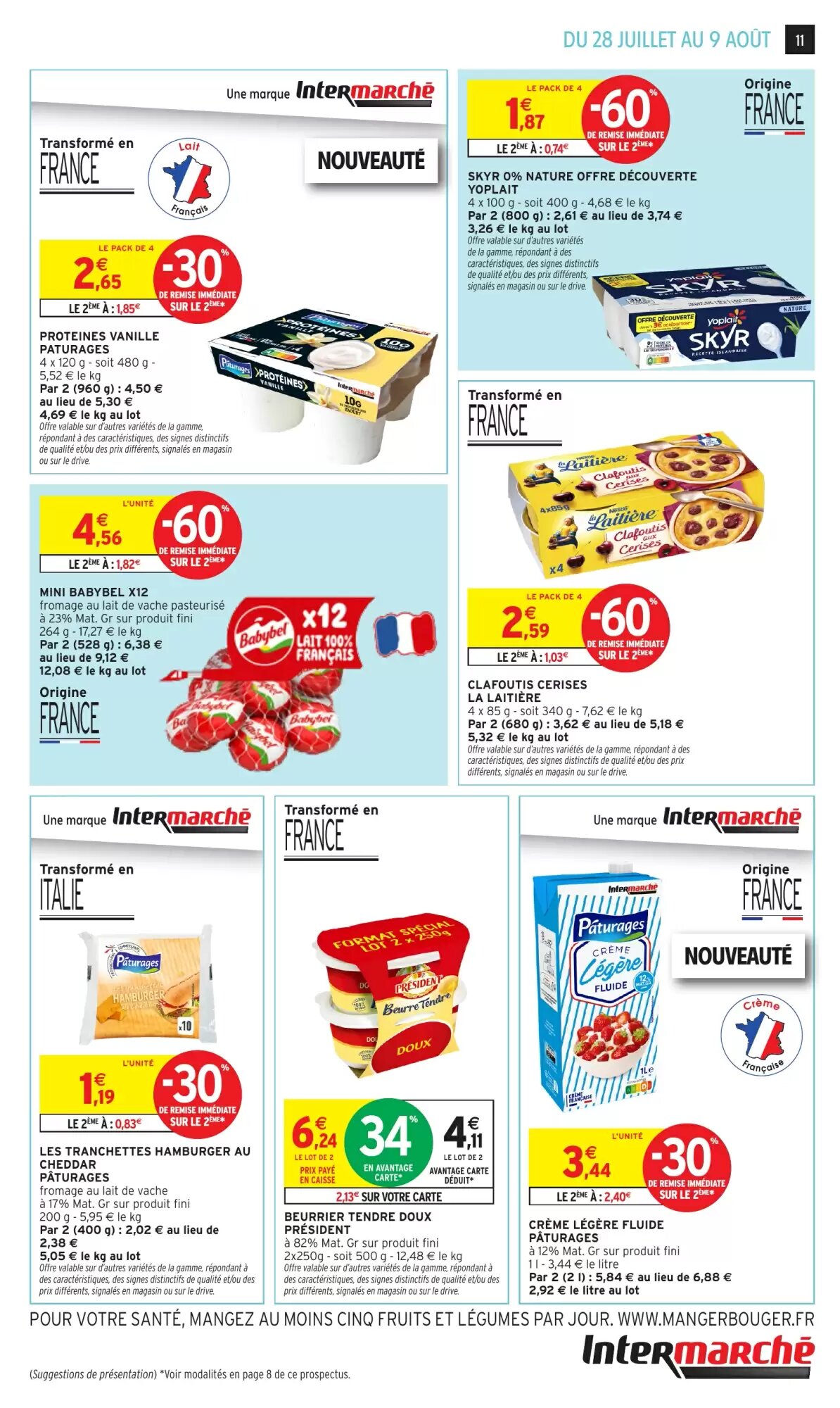 Prospectus promotionnel Intermarché valable à partir du 28/07/2026 - Page 11.
