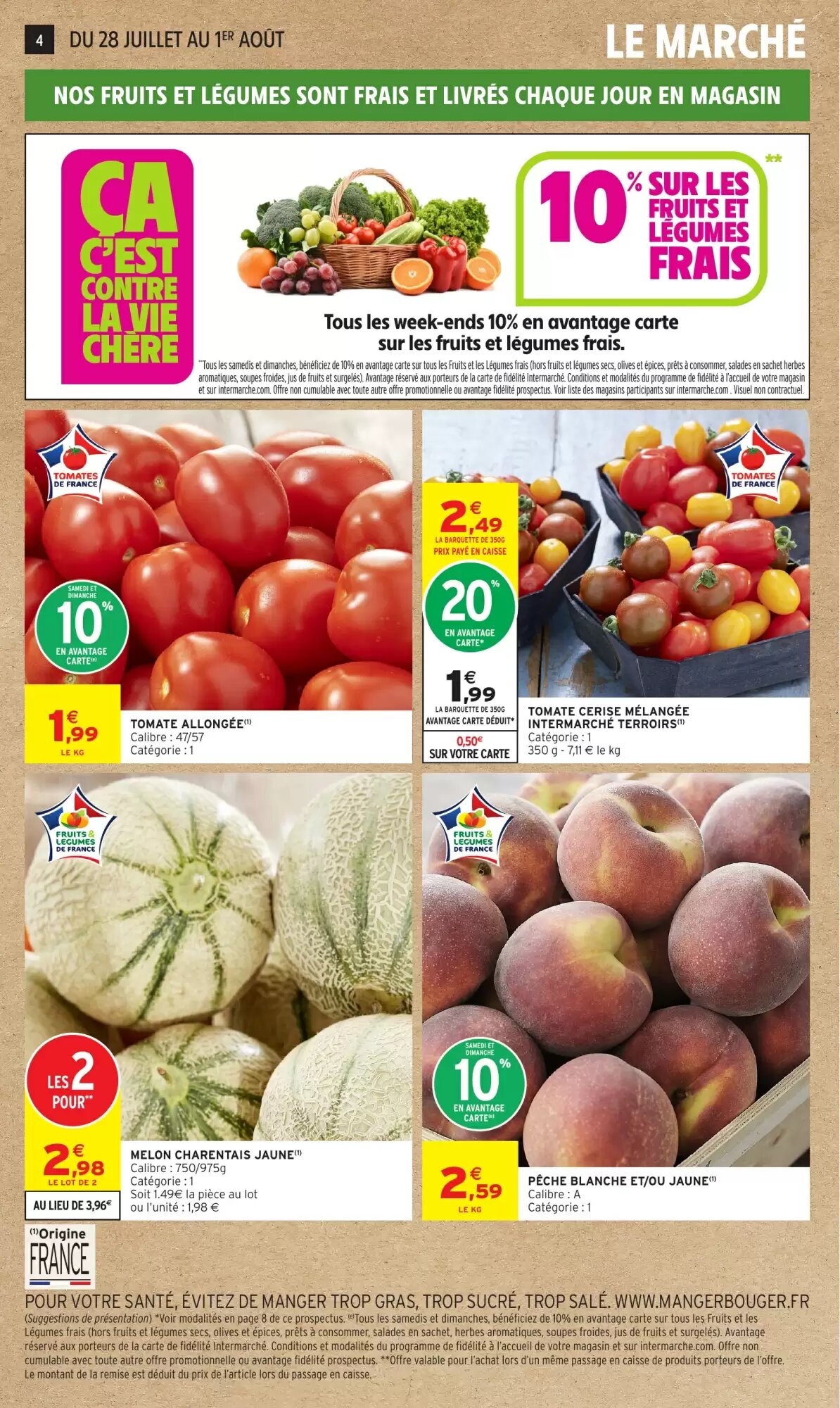 Prospectus promotionnel Intermarché valable à partir du 28/07/2026 - Page 4.
