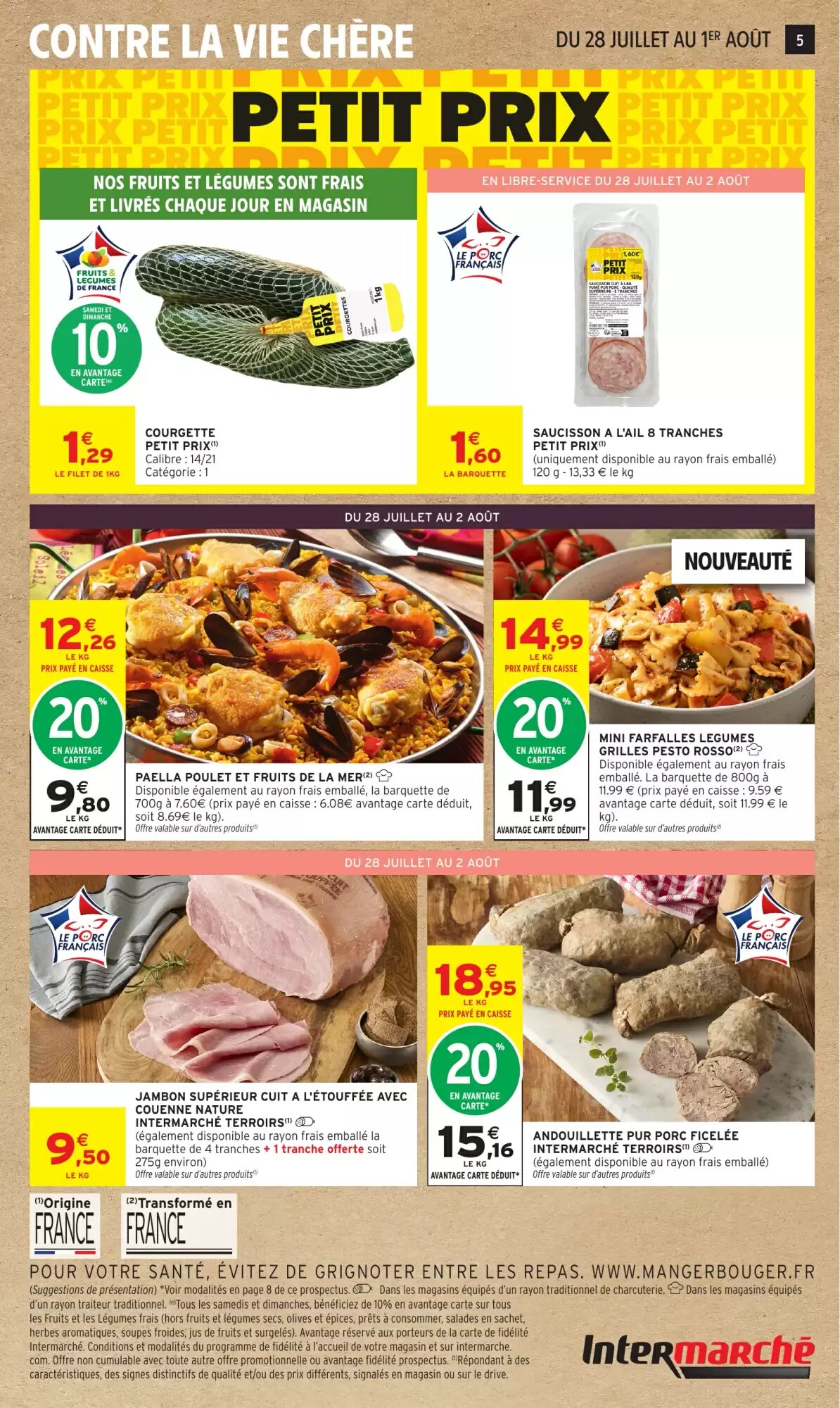Prospectus promotionnel Intermarché valable à partir du 28/07/2026 - Page 5.