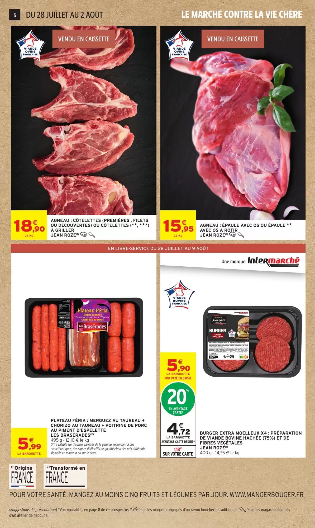 Prospectus promotionnel Intermarché valable à partir du 28/07/2026 - Page 6.