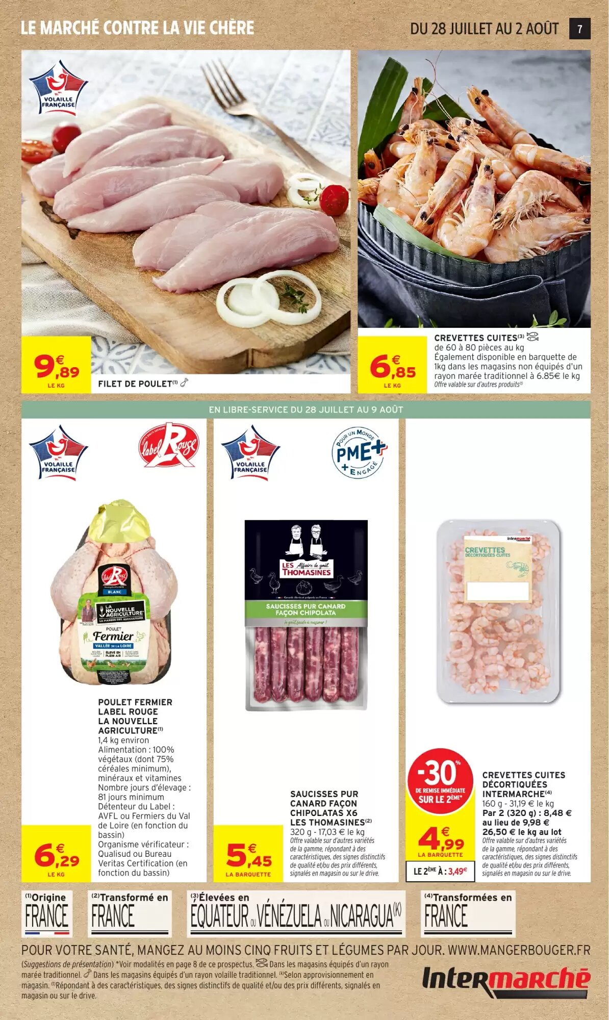 Prospectus promotionnel Intermarché valable à partir du 28/07/2026 - Page 7.
