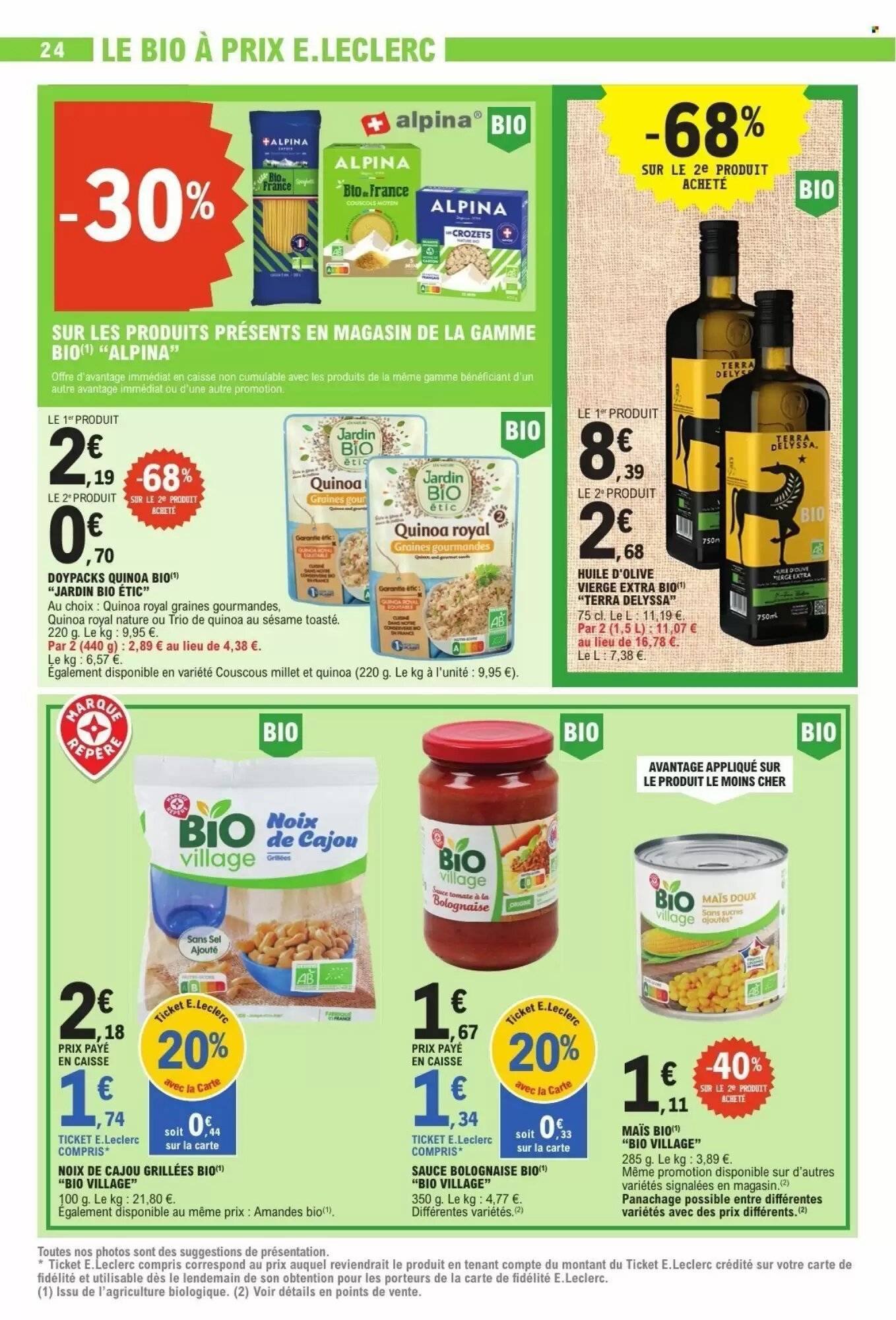 Prospectus promotionnel E.Leclerc valable à partir du 28/07/2026 - Page 24.