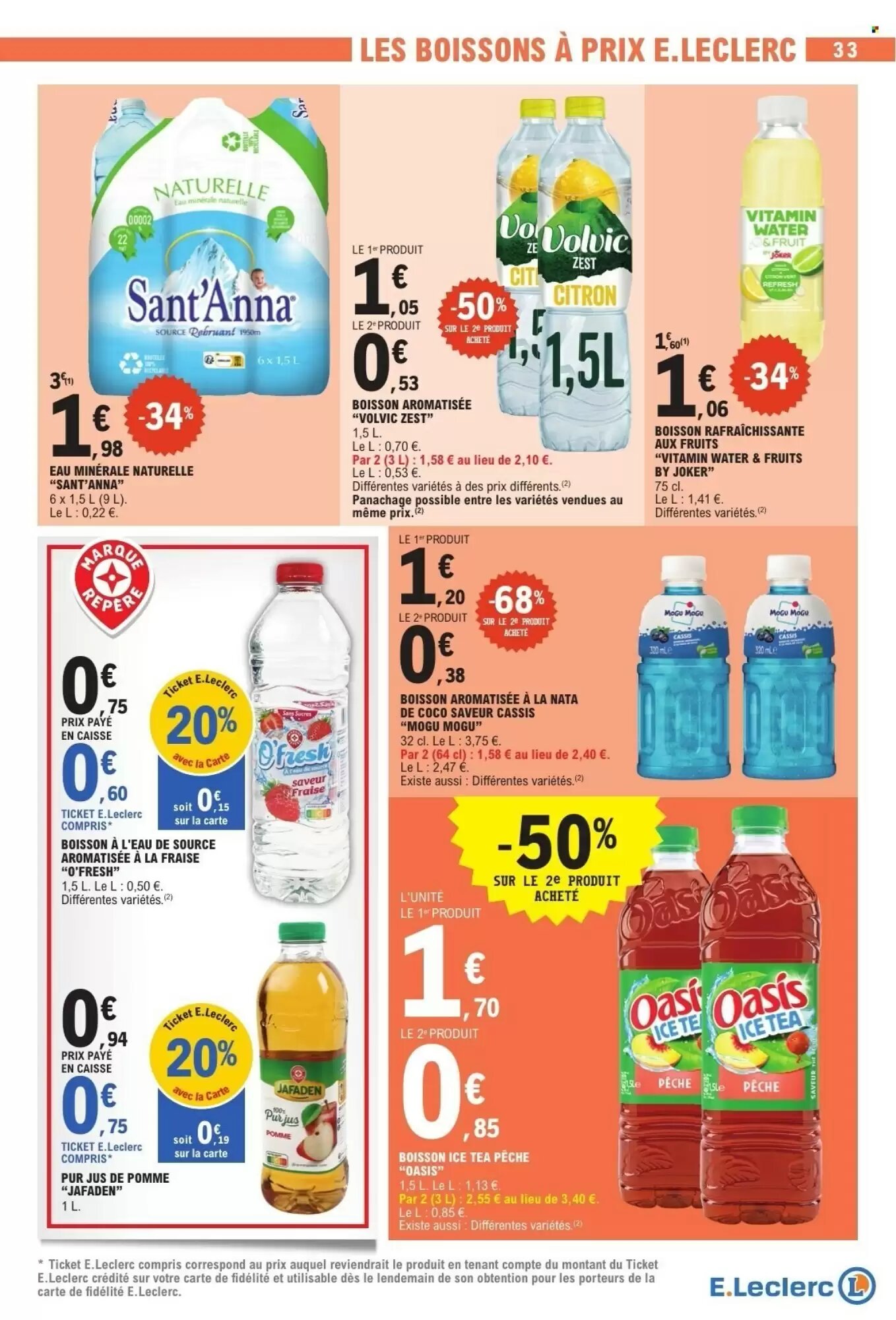 Prospectus promotionnel E.Leclerc valable à partir du 28/07/2026 - Page 33.