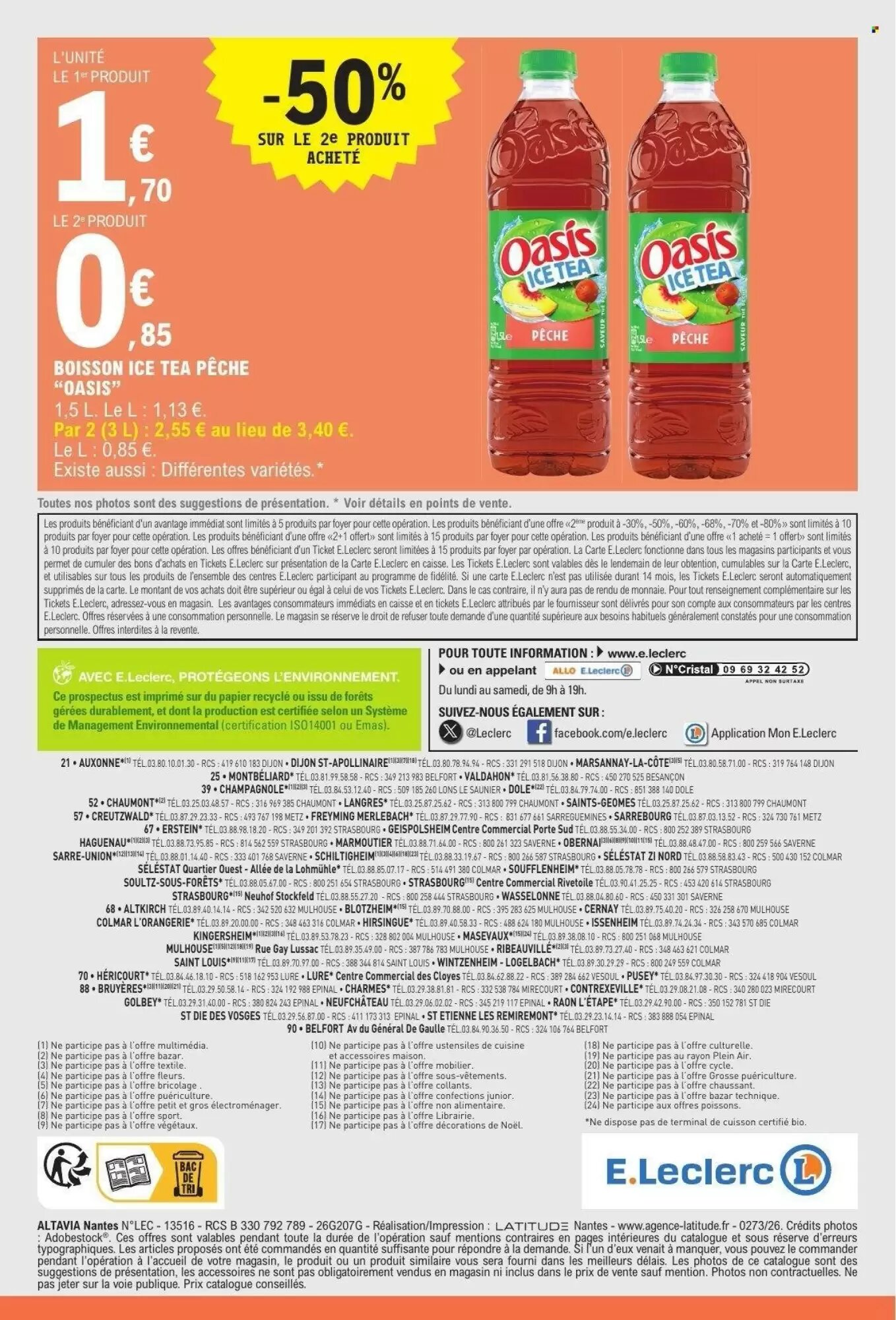 Prospectus promotionnel E.Leclerc valable à partir du 28/07/2026 - Page 36.