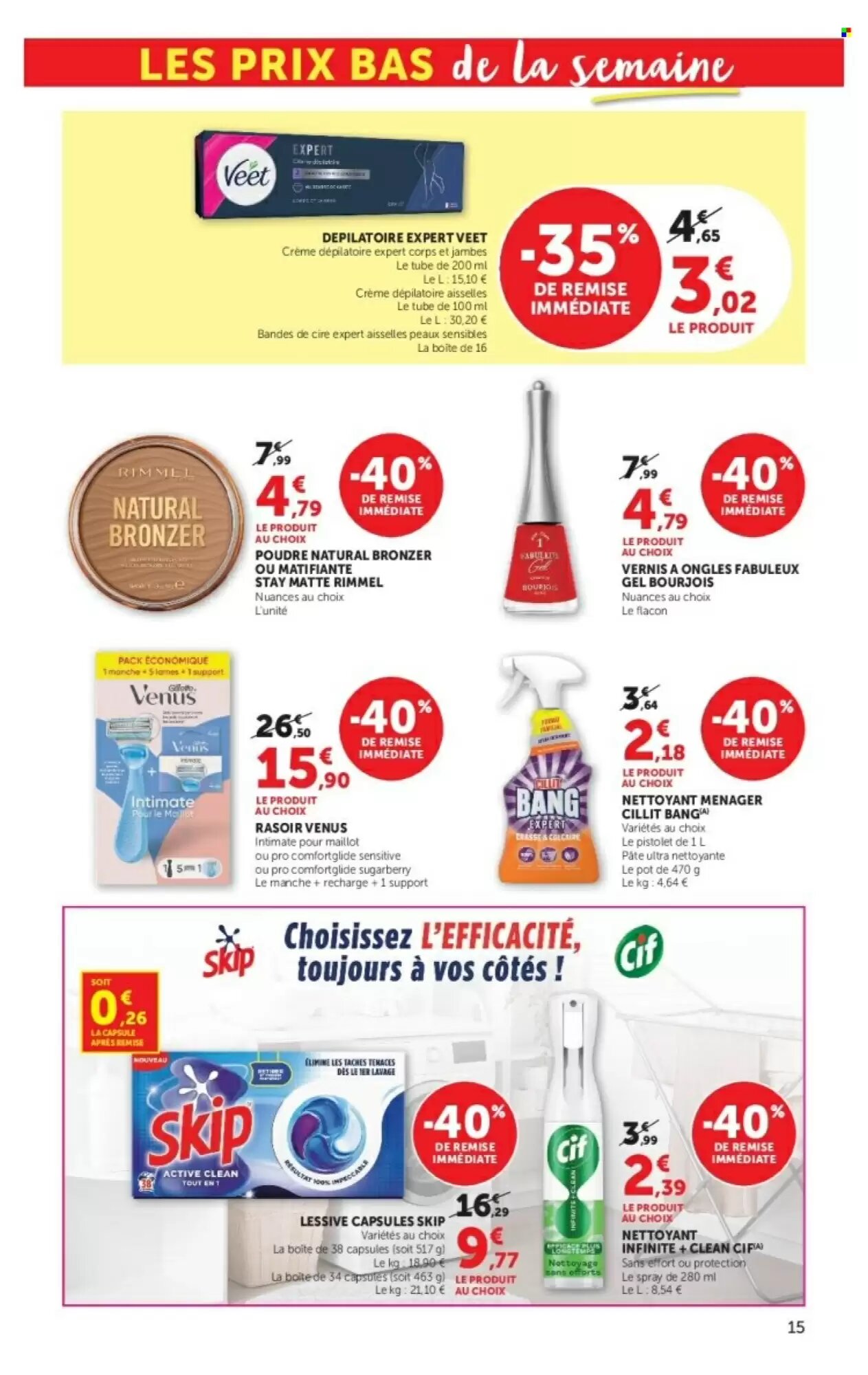 Prospectus promotionnel Hyper U valable à partir du 28/07/2026 - Page 15.