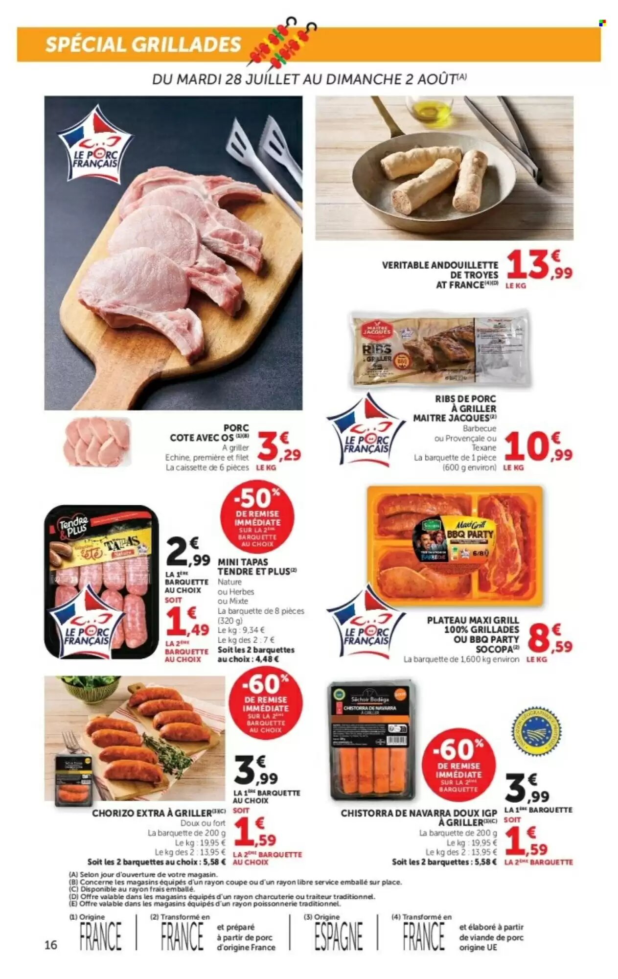 Prospectus promotionnel Hyper U valable à partir du 28/07/2026 - Page 16.