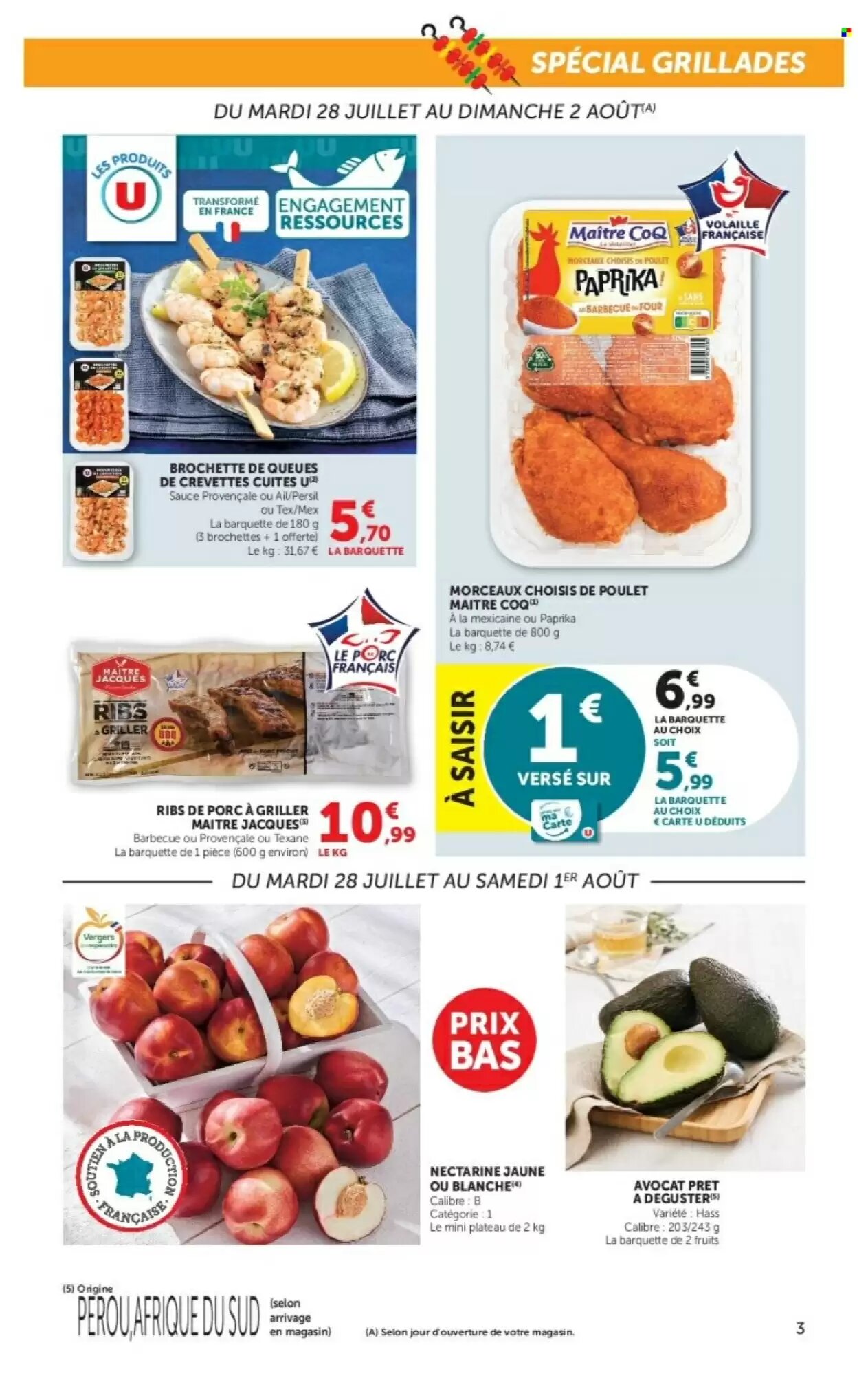 Prospectus promotionnel U Express valable à partir du 28/07/2026 - Page 3.