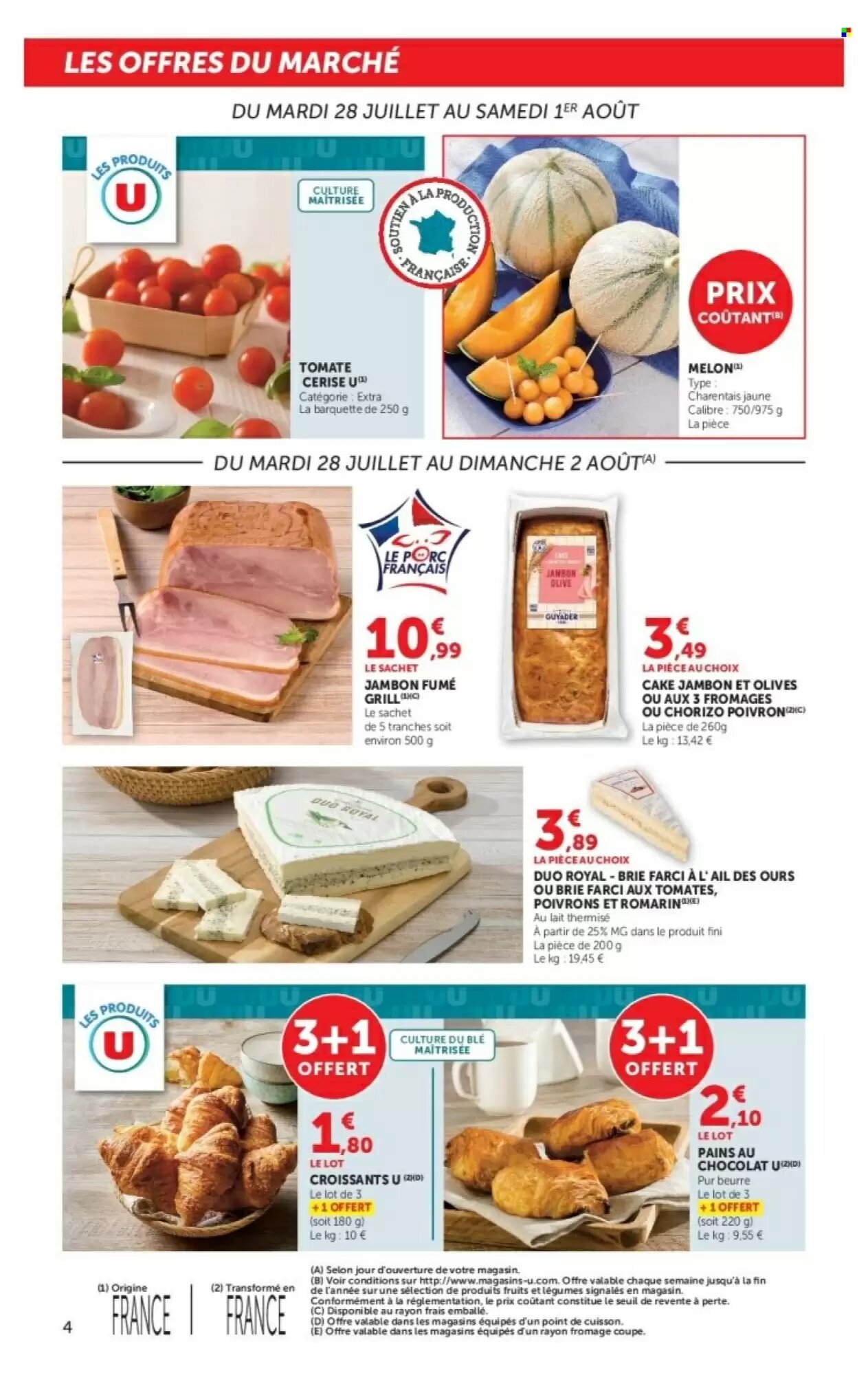 Prospectus promotionnel U Express valable à partir du 28/07/2026 - Page 4.