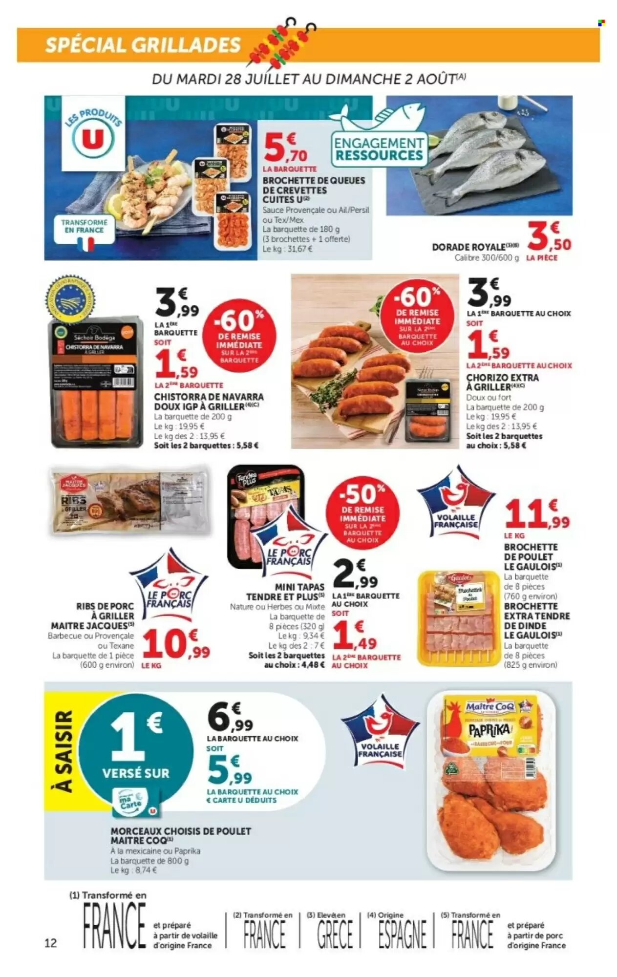 Prospectus promotionnel Super U valable à partir du 28/07/2026 - Page 12.