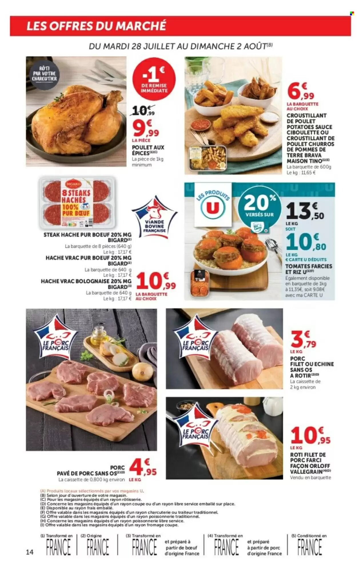 Prospectus promotionnel Super U valable à partir du 28/07/2026 - Page 14.