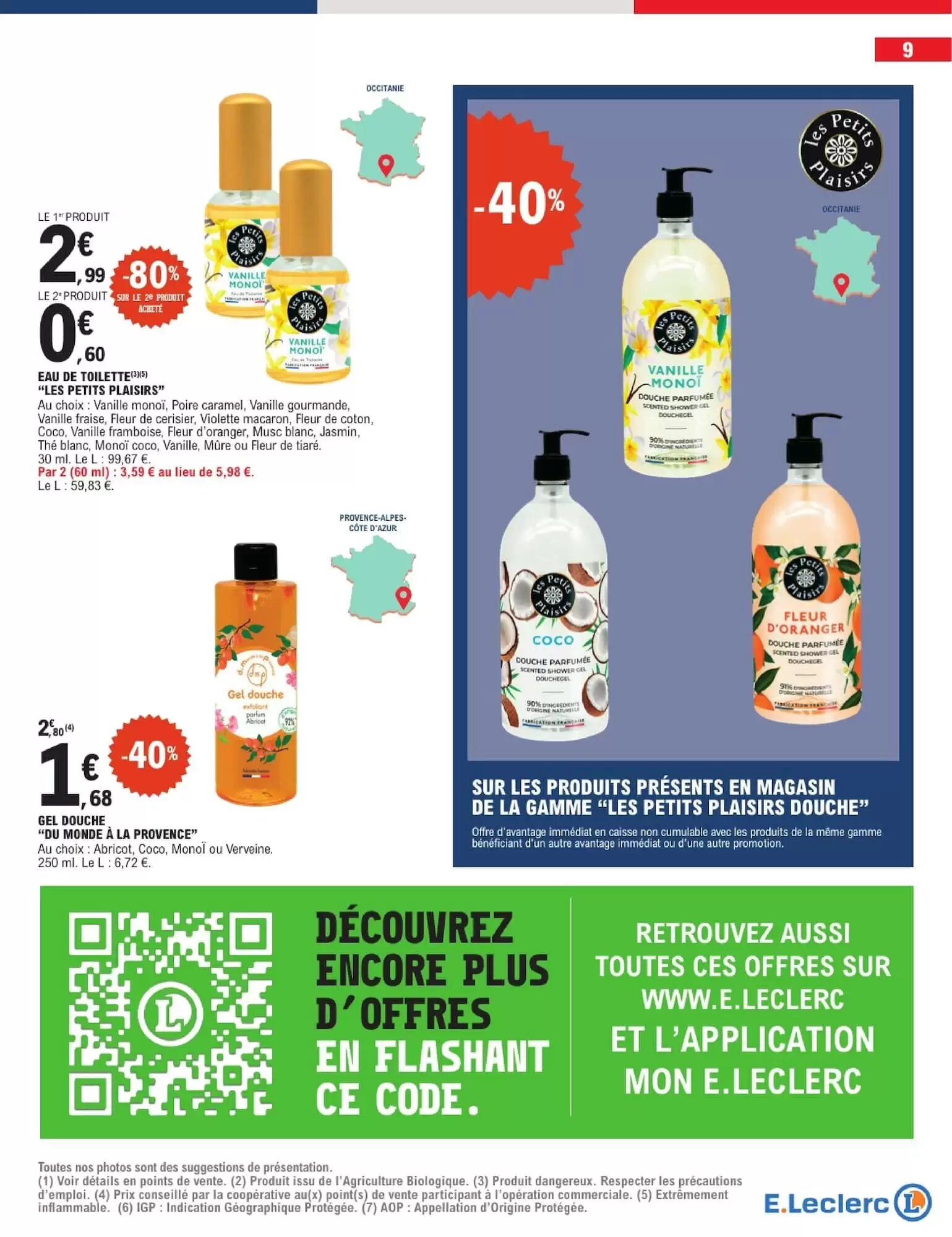 Prospectus promotionnel E.Leclerc valable à partir du 28/07/2026 - Page 9.