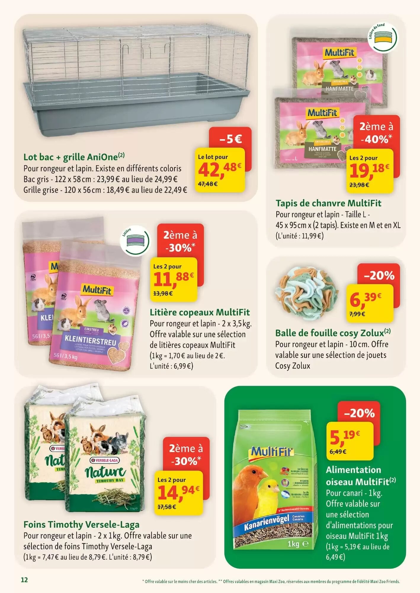 Prospectus promotionnel Maxi Zoo valable à partir du 29/07/2026 - Page 12.