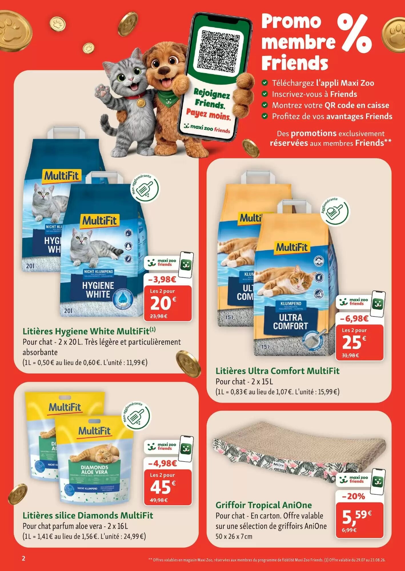 Prospectus promotionnel Maxi Zoo valable à partir du 29/07/2026 - Page 2.