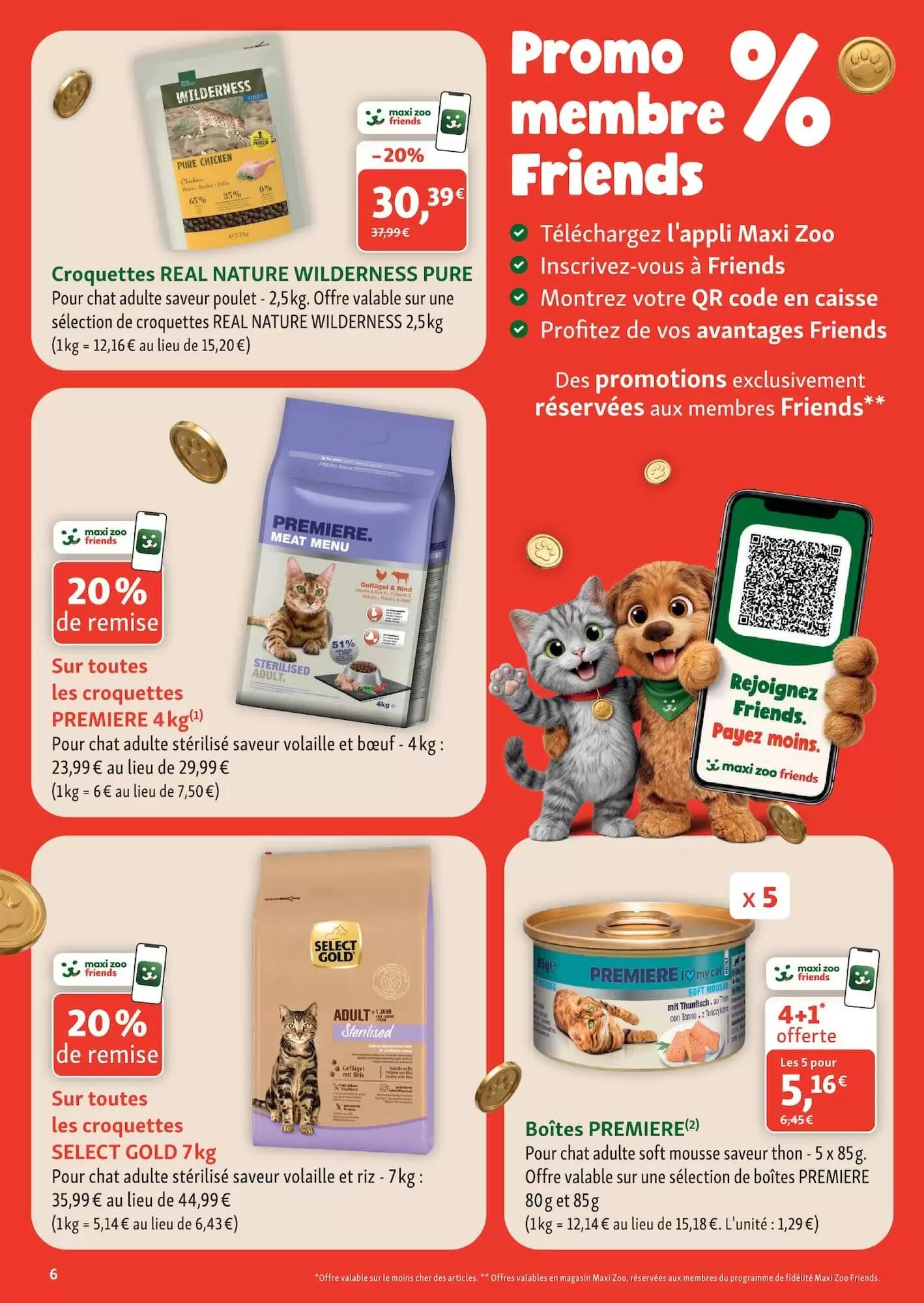 Prospectus promotionnel Maxi Zoo valable à partir du 29/07/2026 - Page 6.