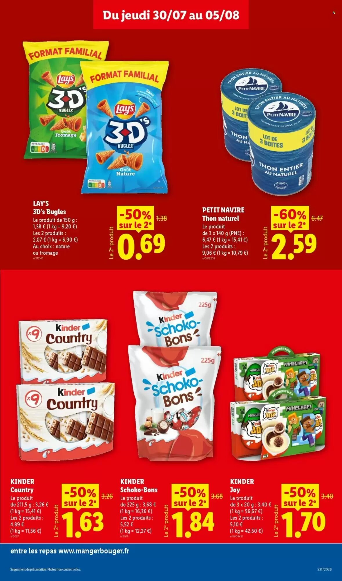 Prospectus promotionnel Lidl valable à partir du 30/07/2026 - Page 13.