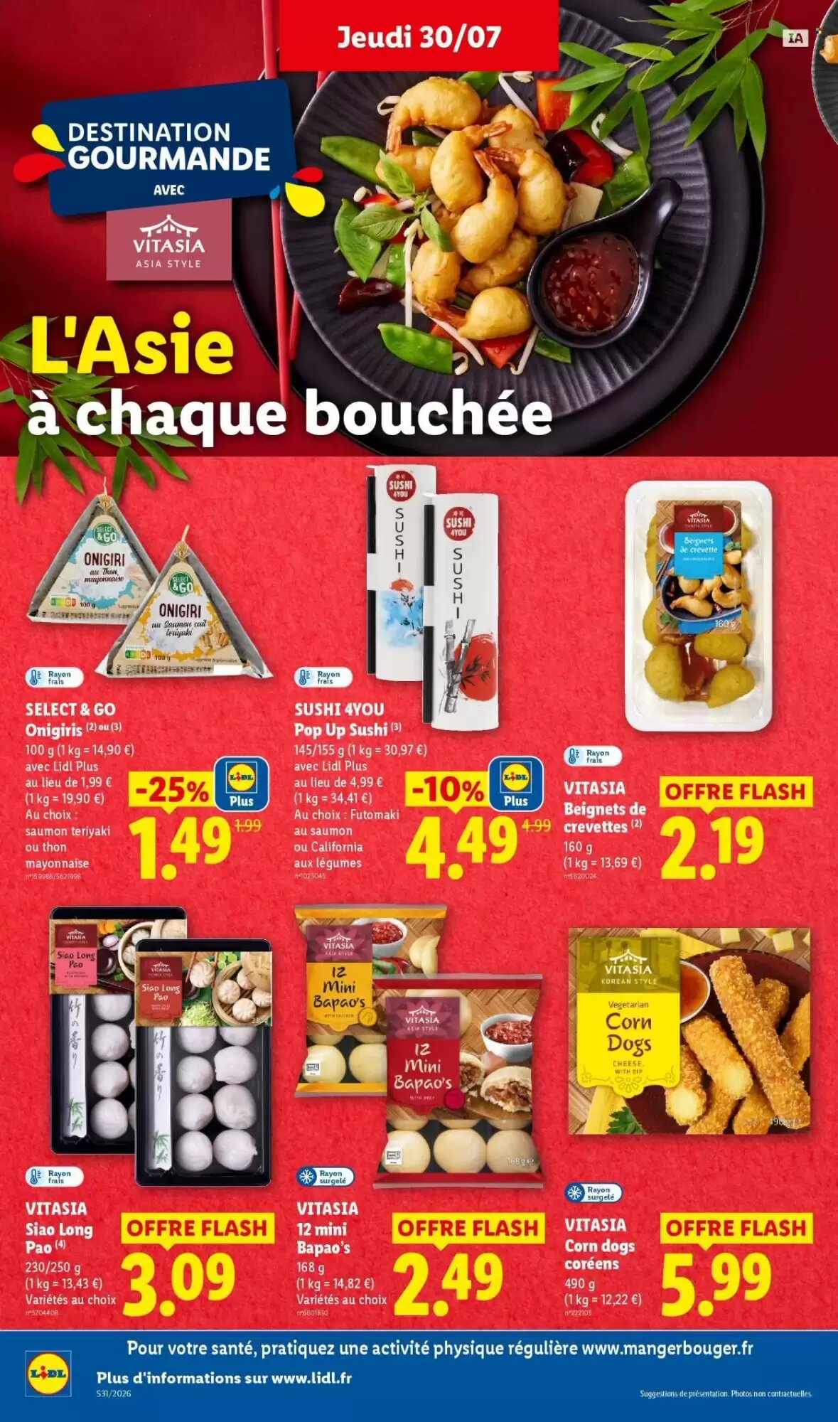 Prospectus promotionnel Lidl valable à partir du 30/07/2026 - Page 16.