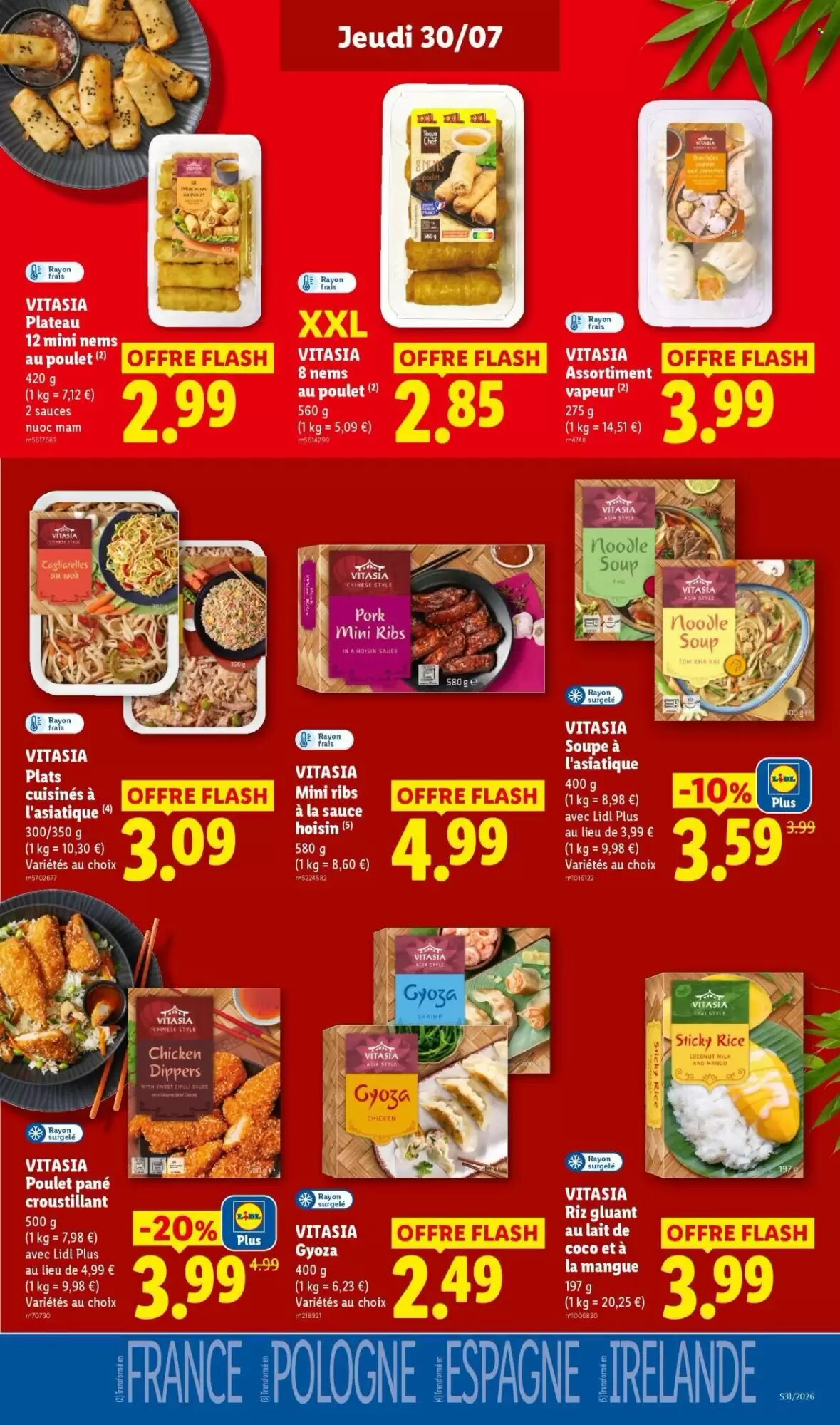 Prospectus promotionnel Lidl valable à partir du 30/07/2026 - Page 17.