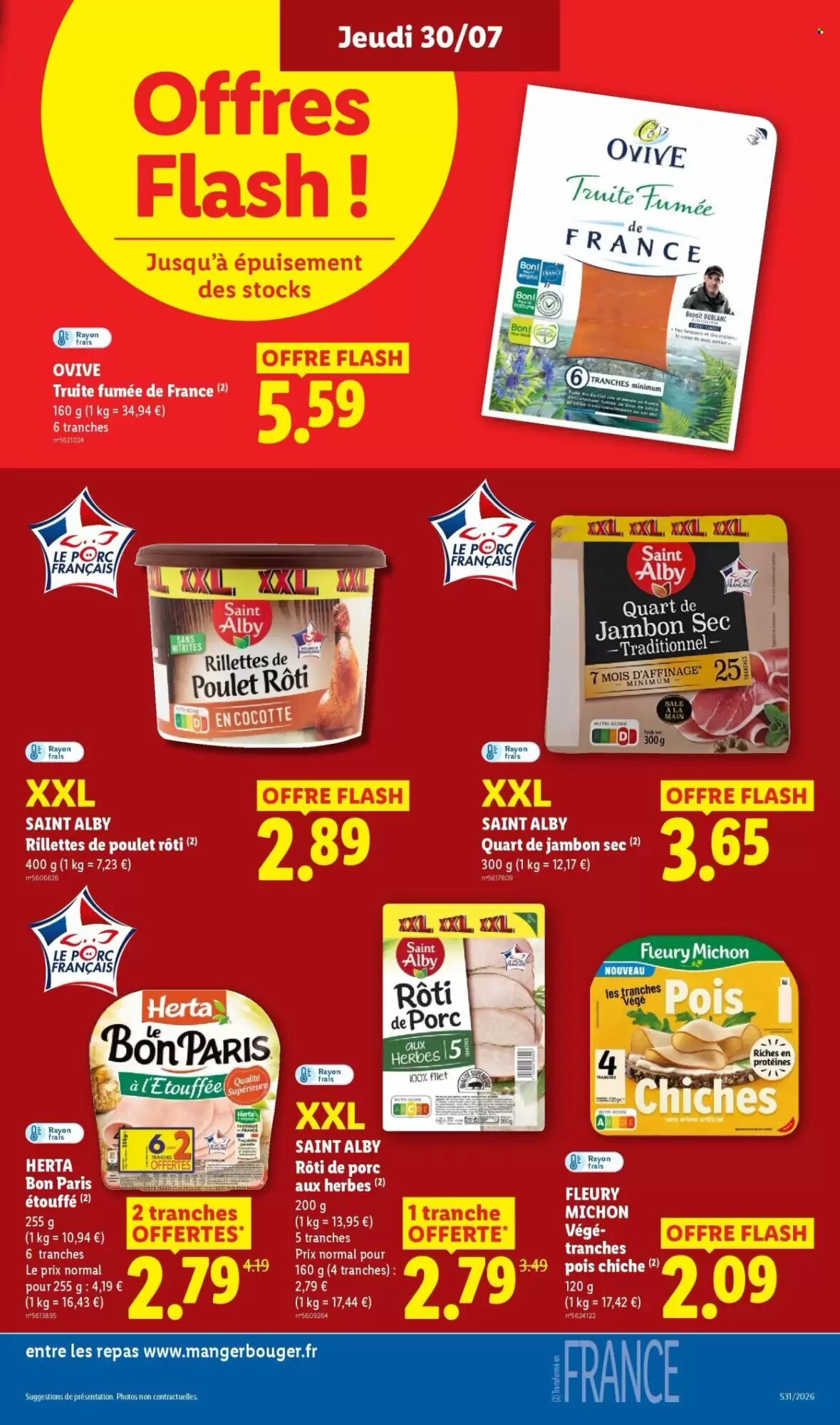 Prospectus promotionnel Lidl valable à partir du 30/07/2026 - Page 19.