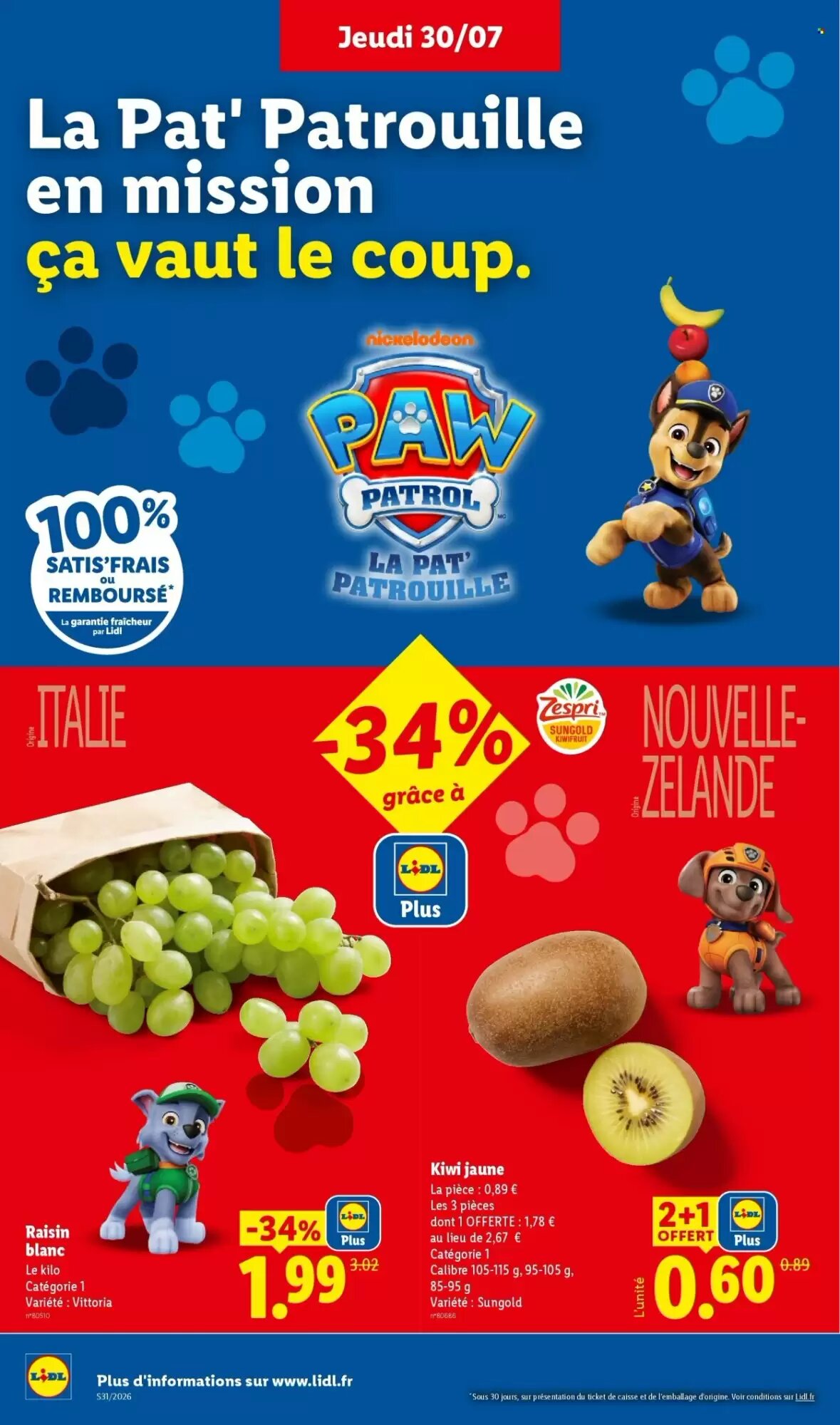 Prospectus promotionnel Lidl valable à partir du 30/07/2026 - Page 2.