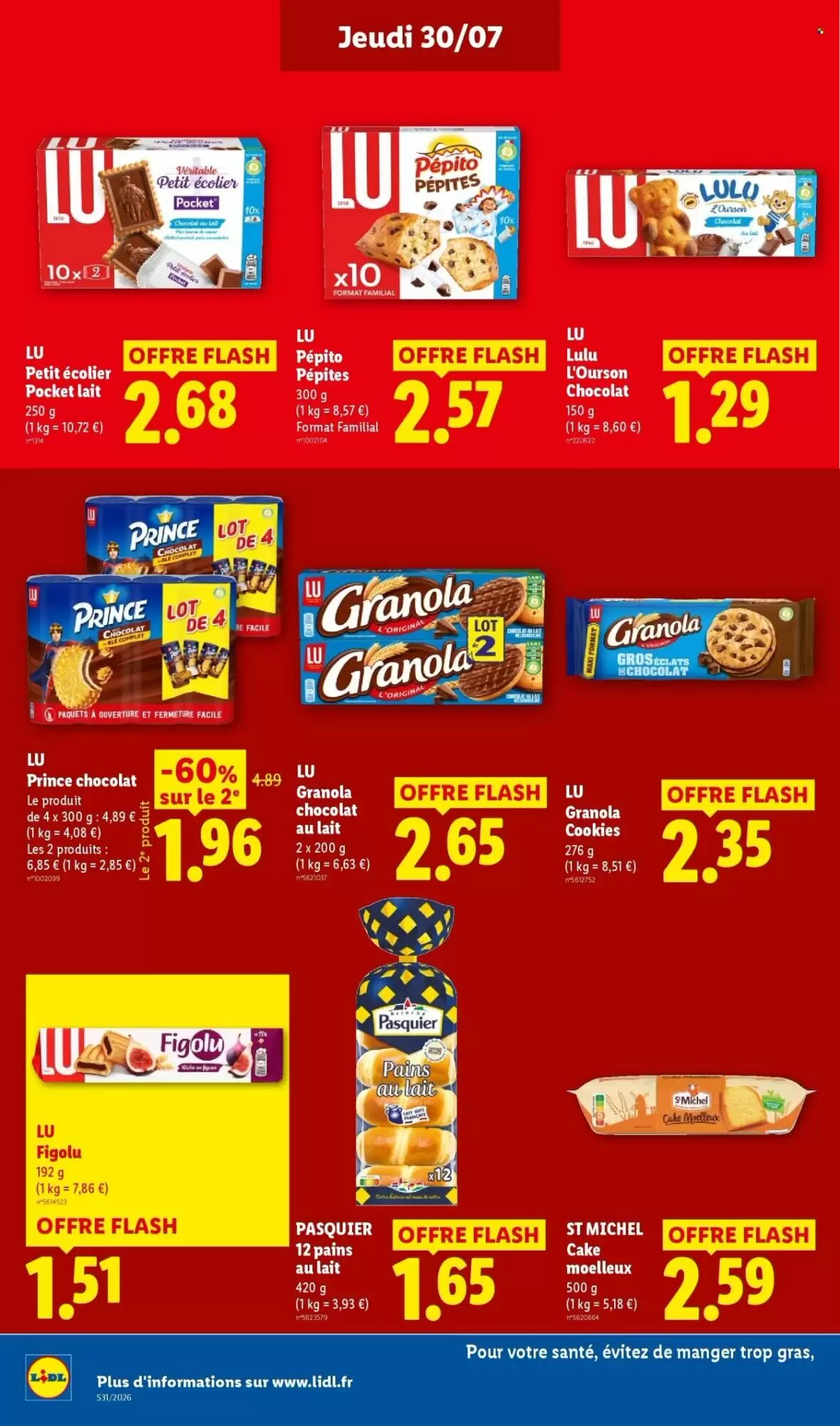 Prospectus promotionnel Lidl valable à partir du 30/07/2026 - Page 22.
